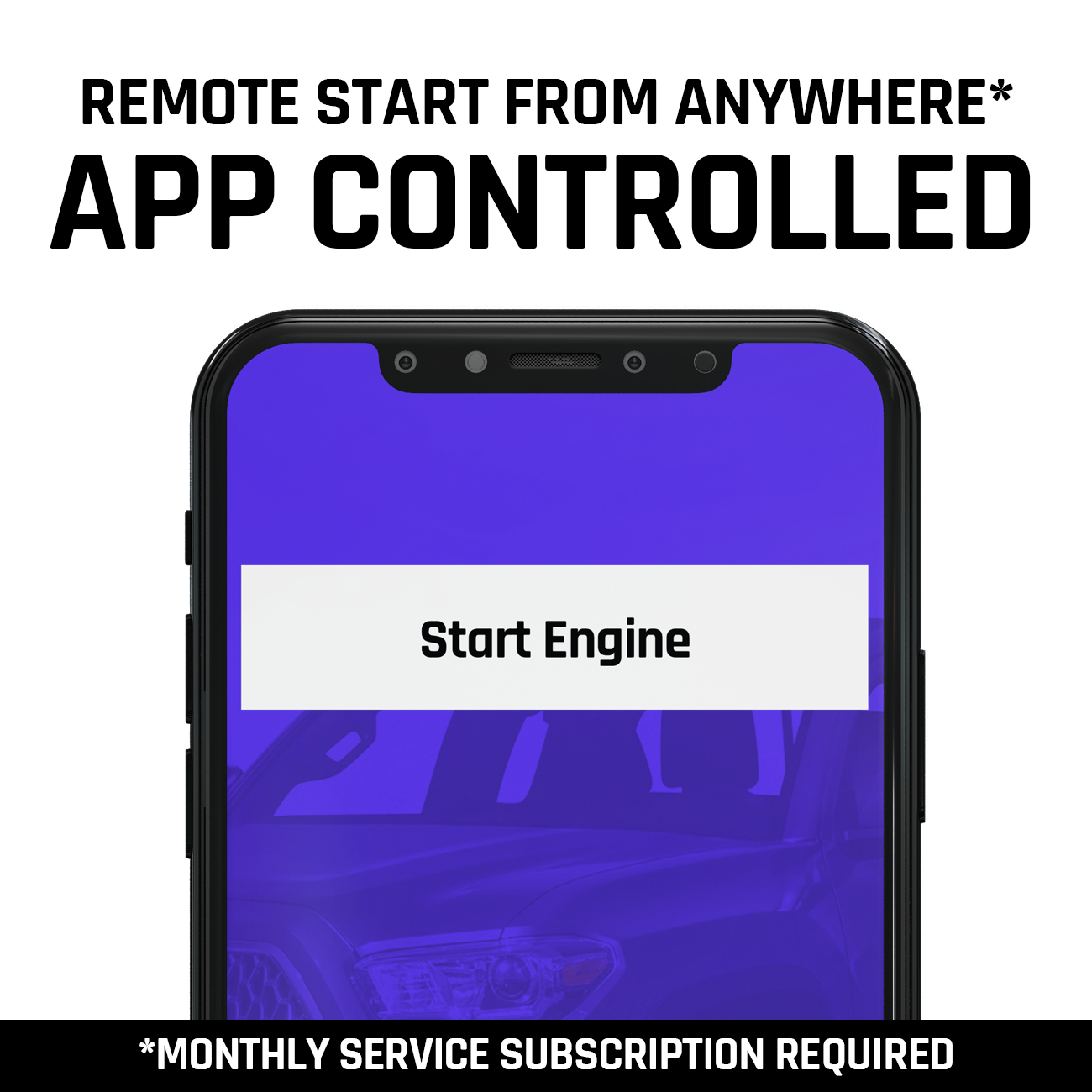 Remote Start Kit - H Key Models for 2016–2017 Toyota Tacoma