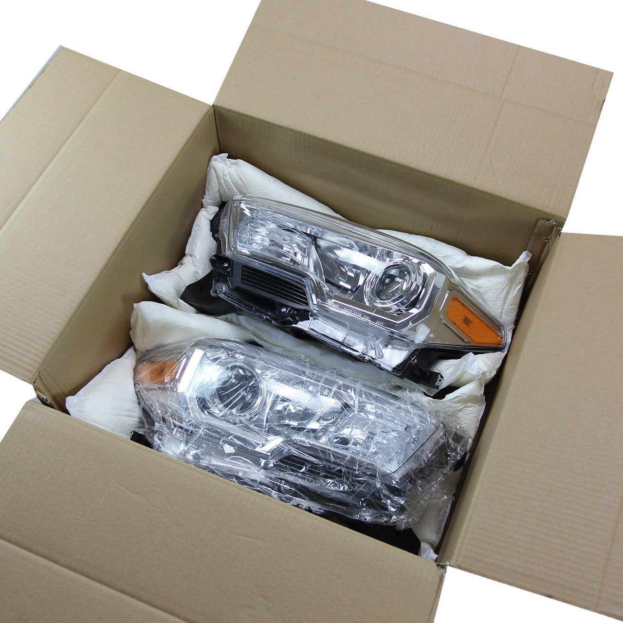 Led DRL Black Projector Headlights for 2016–2023 Toyota Tacoma