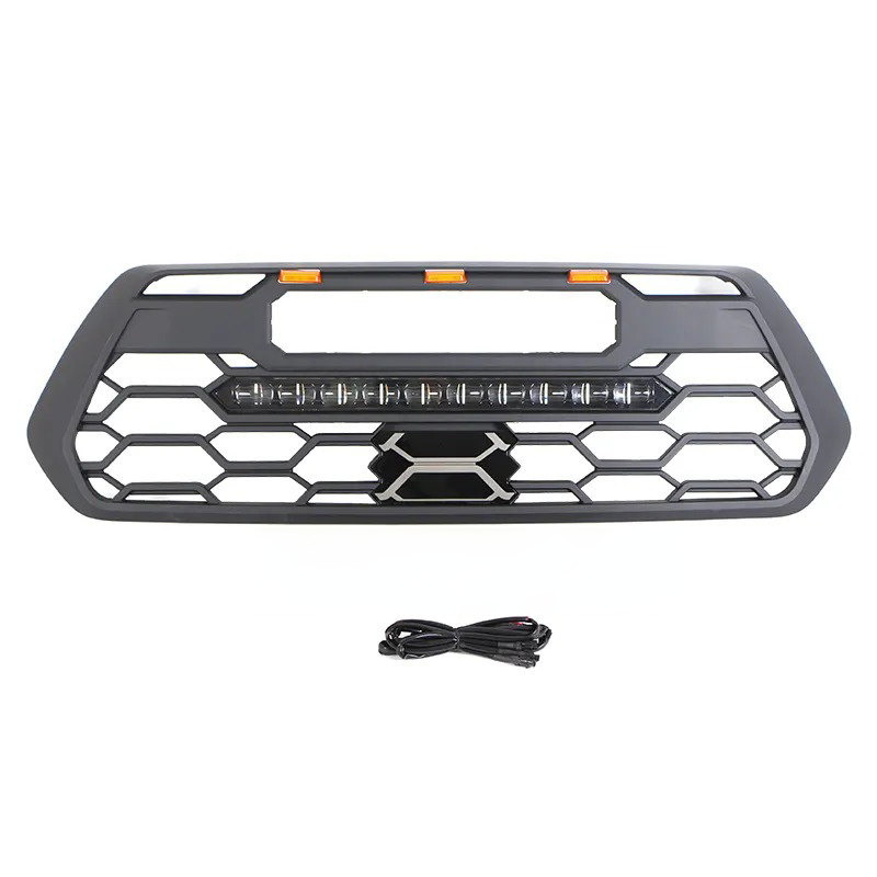 V2 TRD Pro Style Grille with Led Light Bar for 2016–2023 Toyota Tacoma