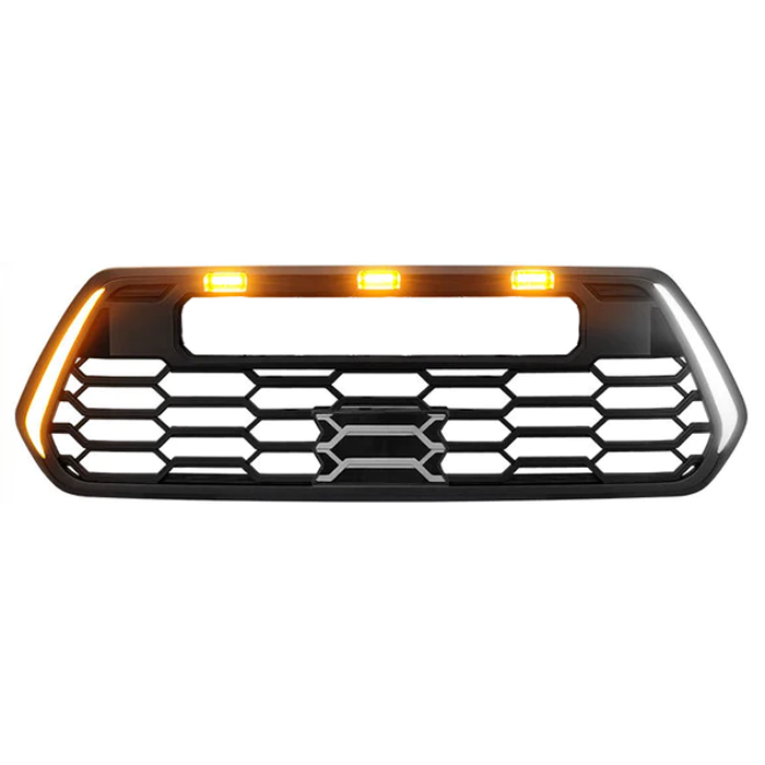 V2 TRD Pro Style Grille with Led DRL & Turn Signals for 2016–2023 Toyota Tacoma