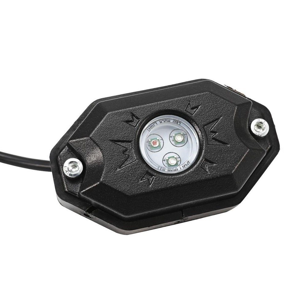 Auxbeam RGB Led Rock Light Set with Bluetooth Controller (4pcs/8pcs)