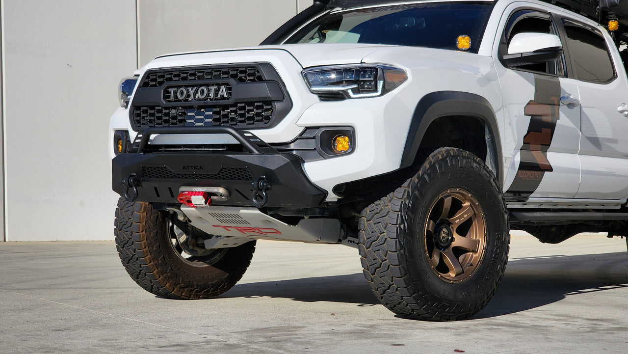 Attic 4x4 Steel Winch Front Bumper for 2016–2023 Toyota Tacoma