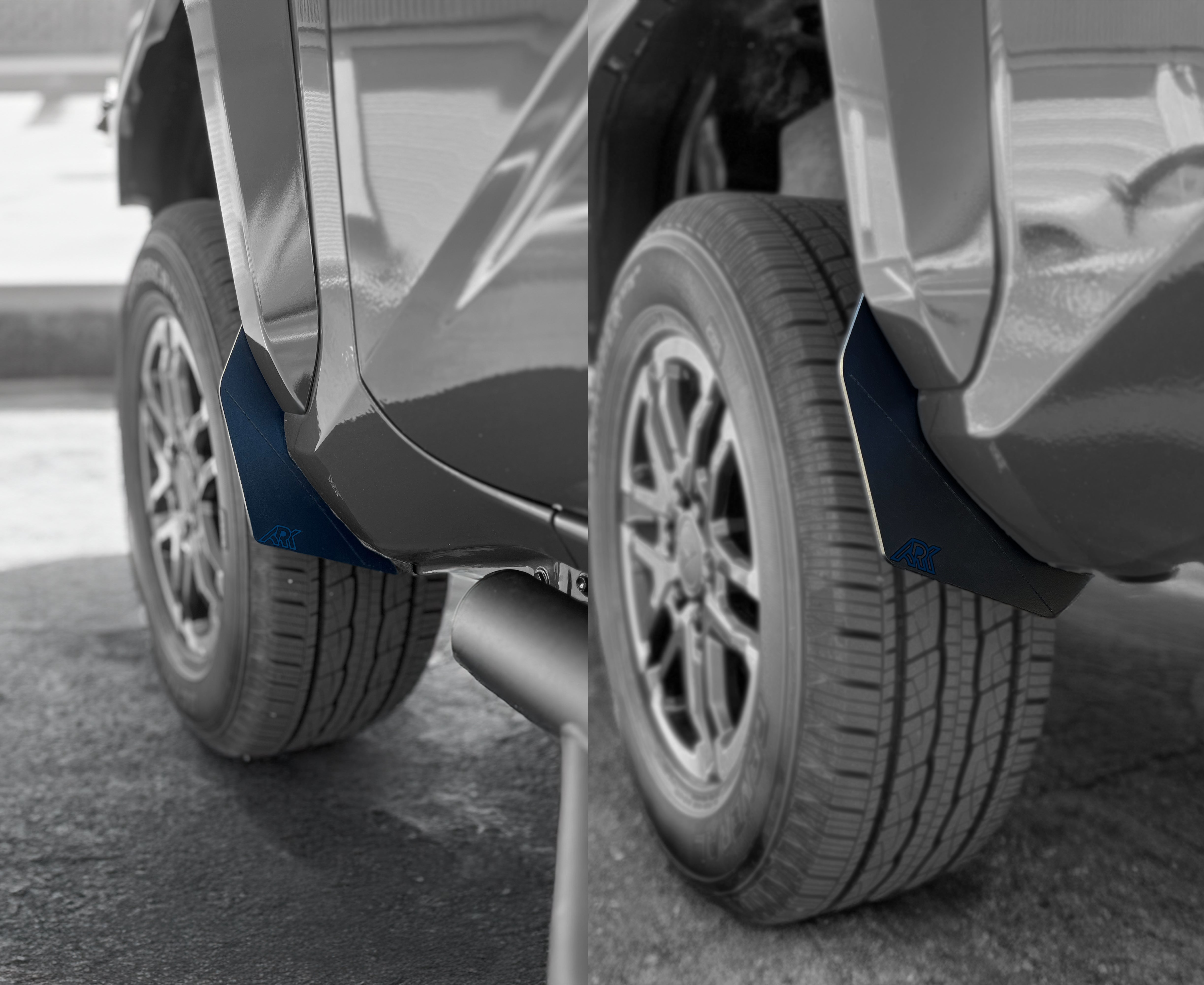 Ark Splash Guards TriXpoly Splash Guards & Mudflap Micros for 2024+ Toyota Tacoma