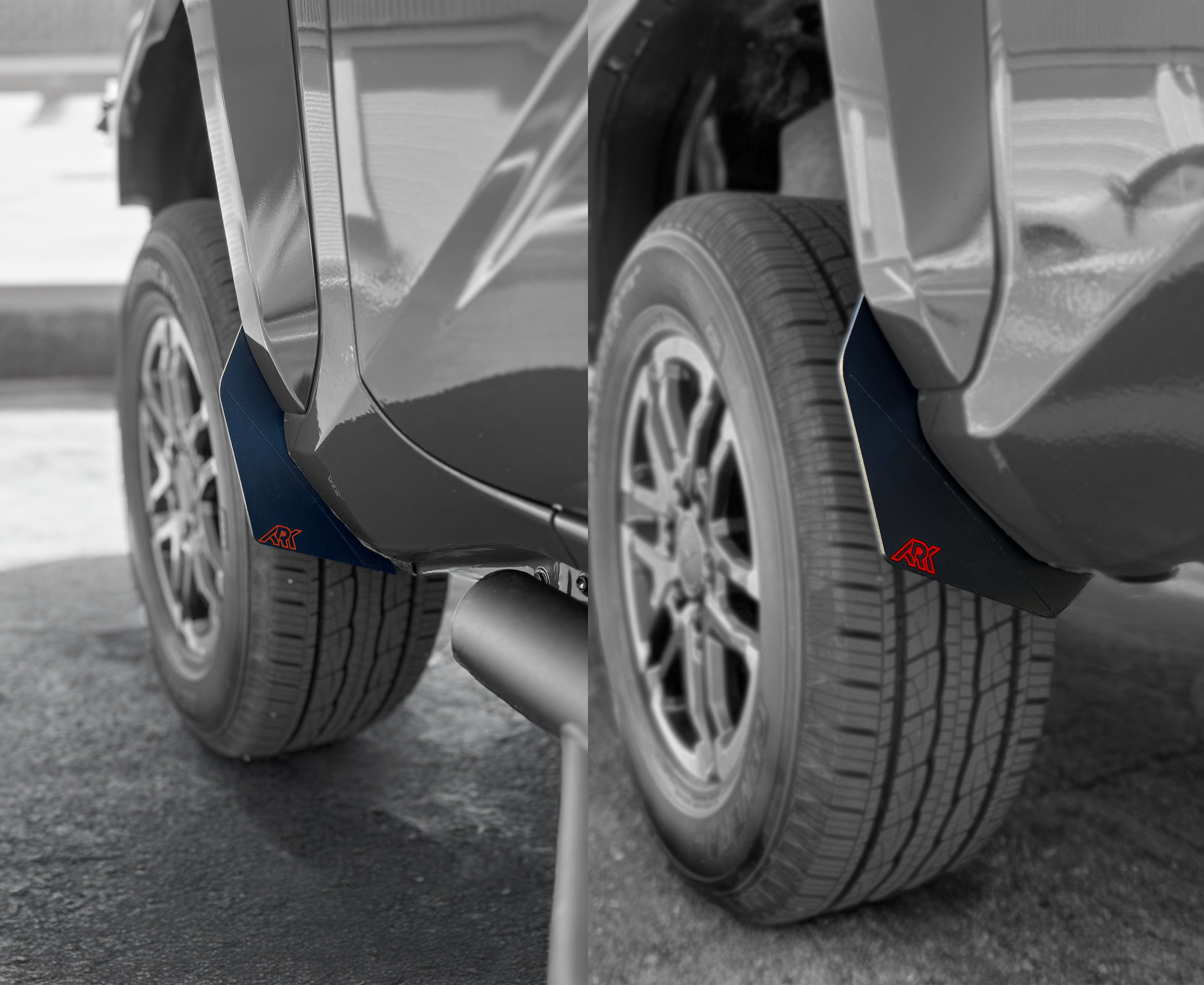 Ark Splash Guards TriXpoly Splash Guards & Mudflap Micros for 2024+ Toyota Tacoma