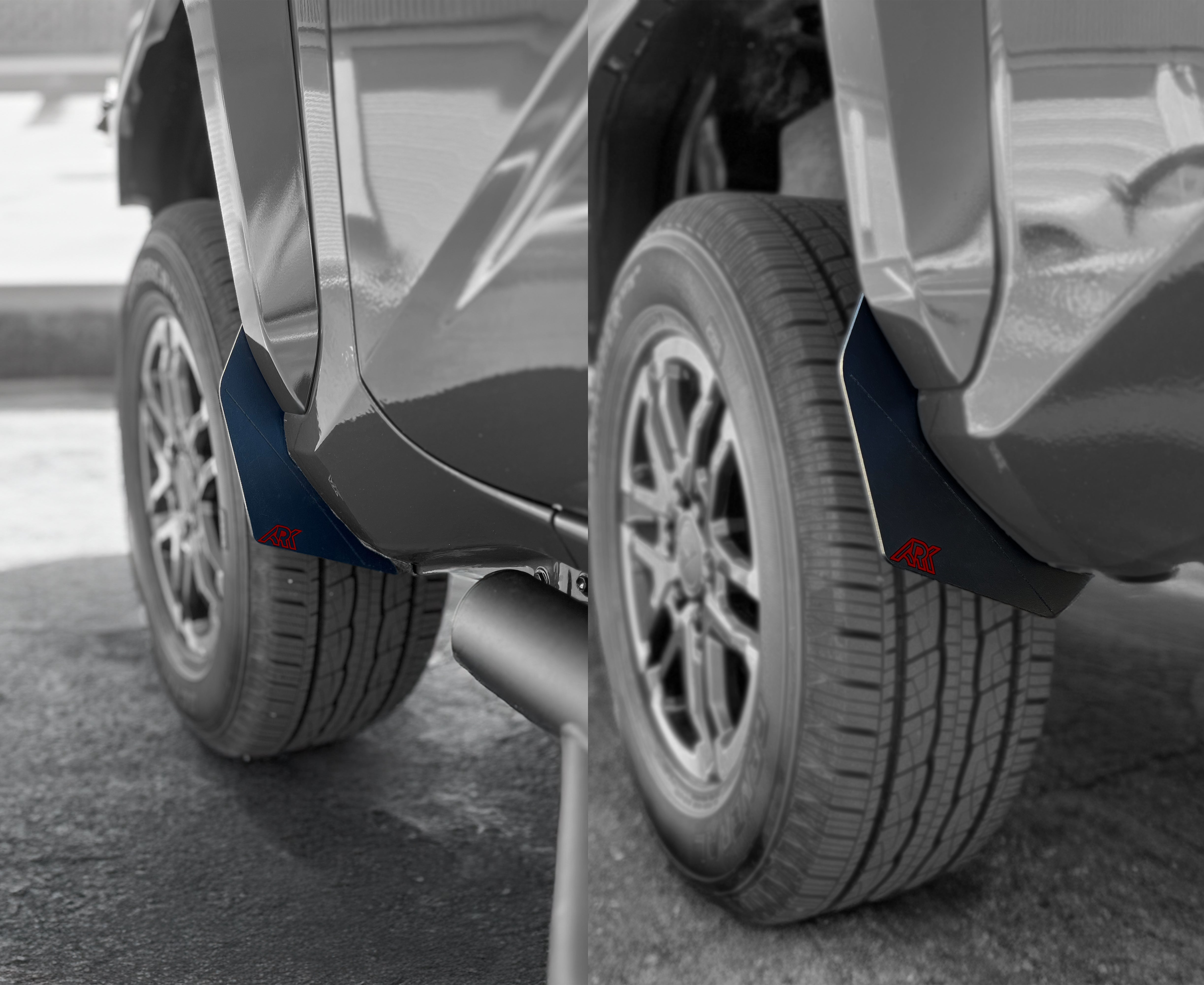 Ark Splash Guards TriXpoly Splash Guards & Mudflap Micros for 2024+ Toyota Tacoma