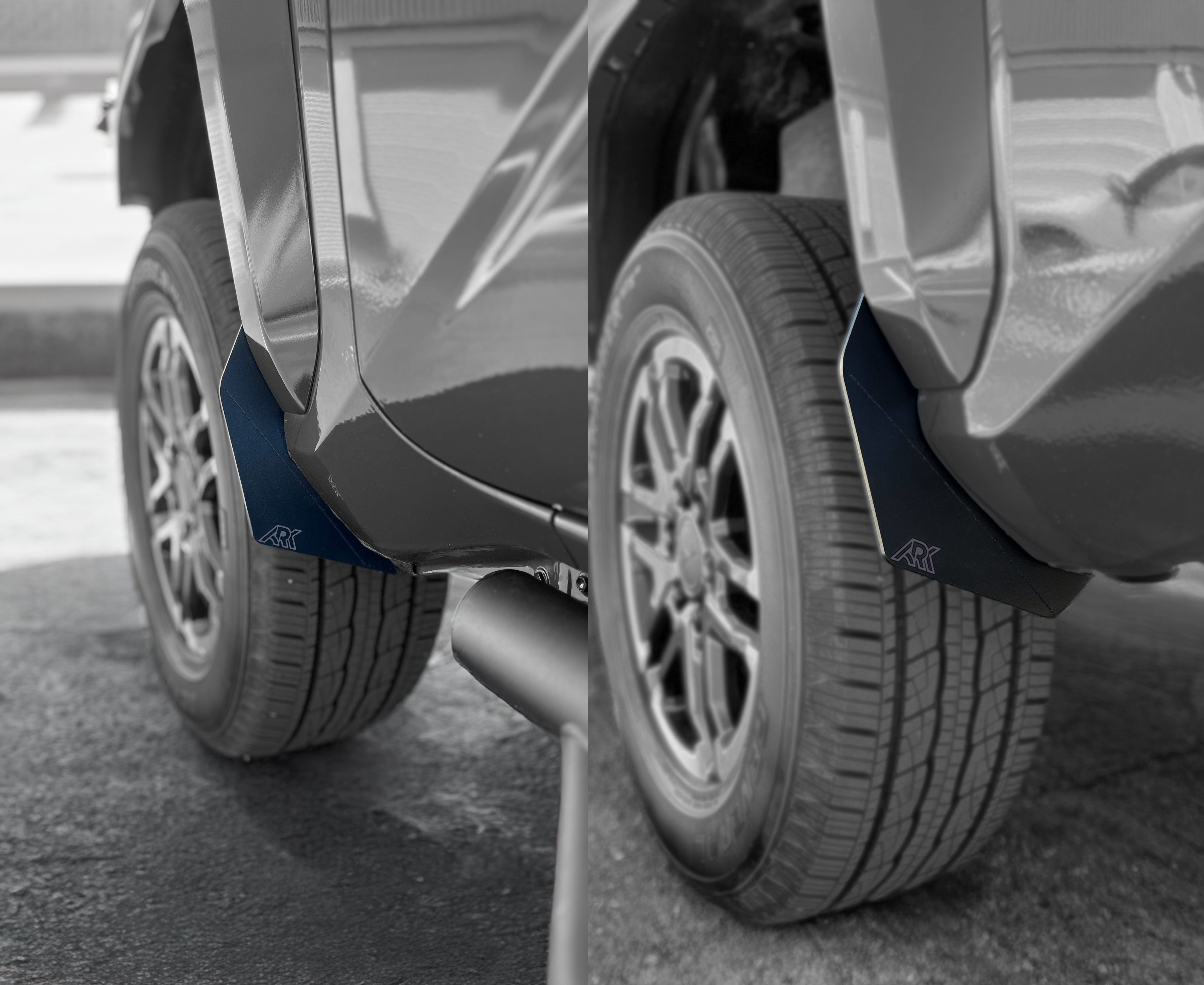 Ark Splash Guards TriXpoly Splash Guards & Mudflap Micros for 2024+ Toyota Tacoma