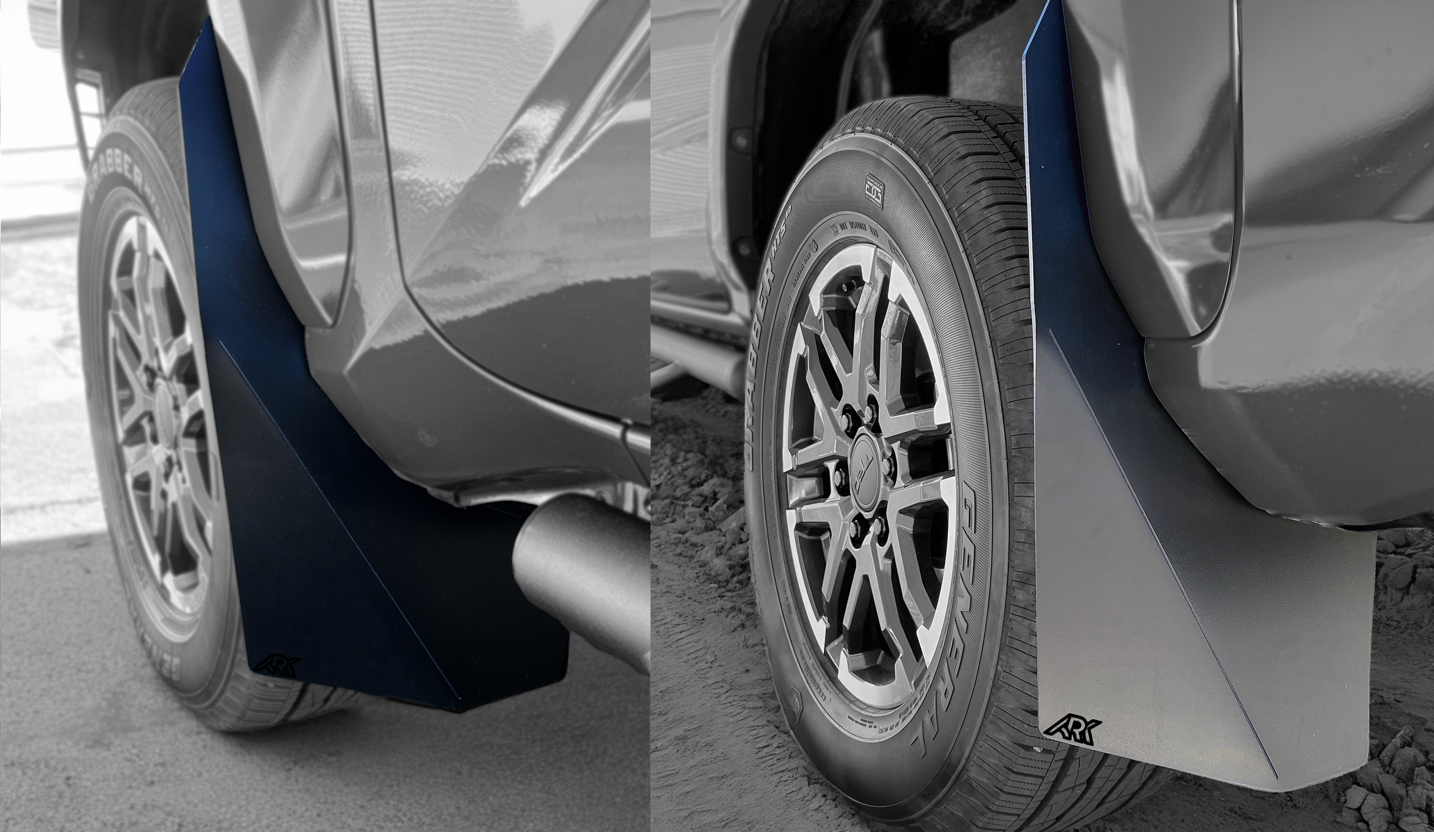 Ark Splash Guards TriXpoly Splash Guards & Mudflap Micros for 2024+ Toyota Tacoma
