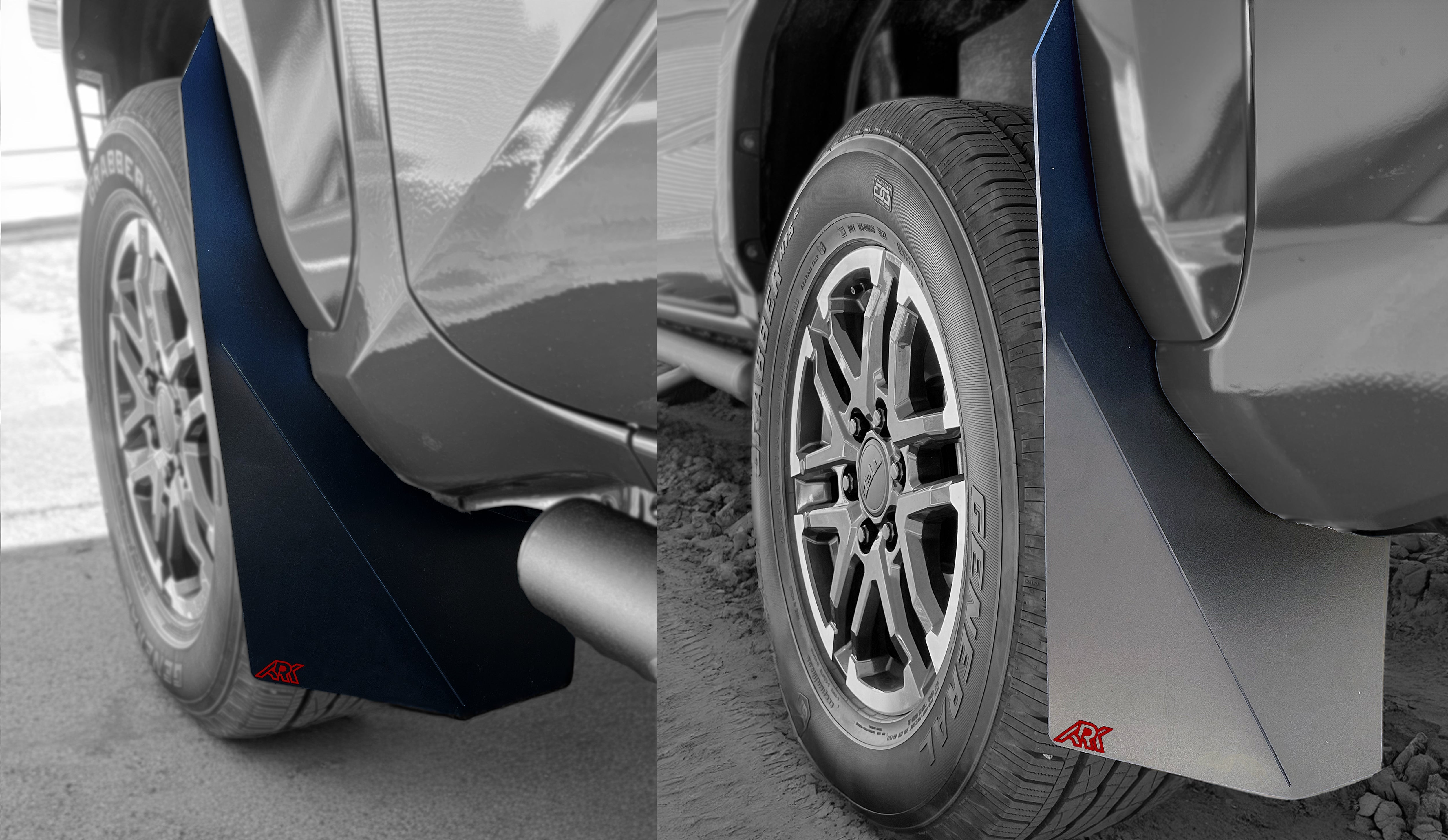 Ark Splash Guards TriXpoly Splash Guards & Mudflap Micros for 2024+ Toyota Tacoma