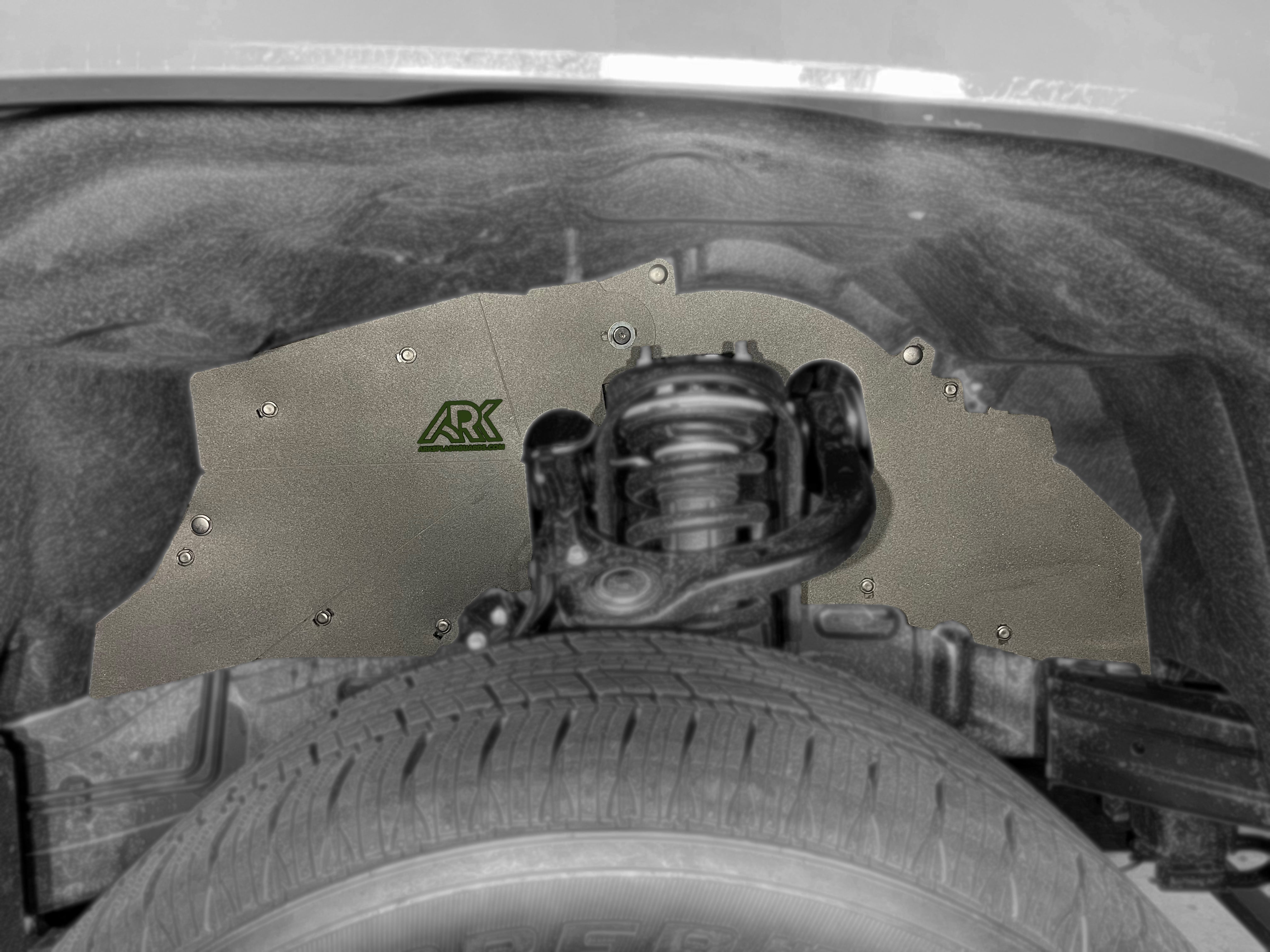 Ark Splash Guards TriXpoly Splash Guards & Mudflap Micros for 2024+ Toyota Tacoma