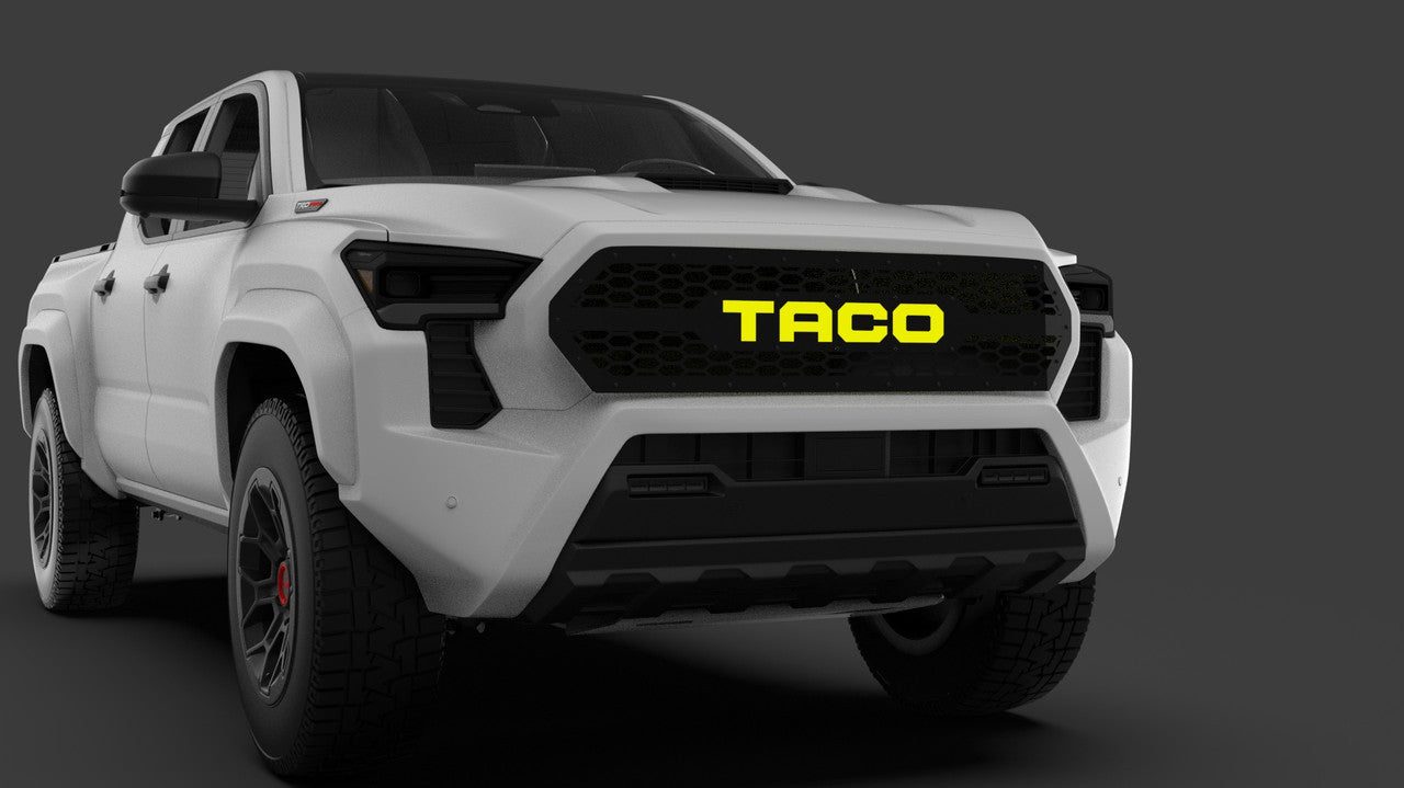 Honeycomb Grille Insert with Led Lettering for 2024–2025 Toyota Tacoma