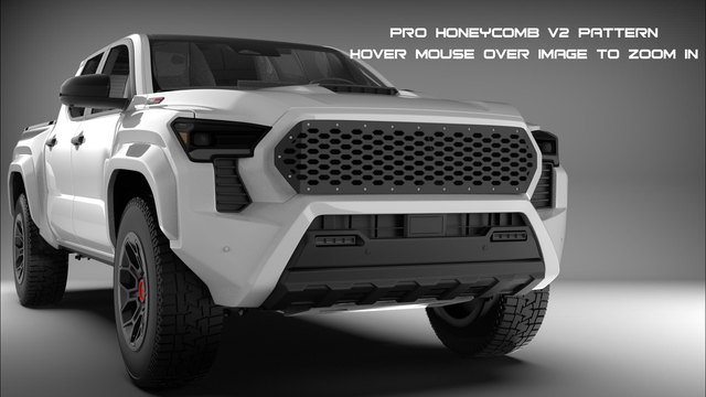 Mesh Grille - Laser Cut Mesh Style for 2024–2025 Toyota Tacoma