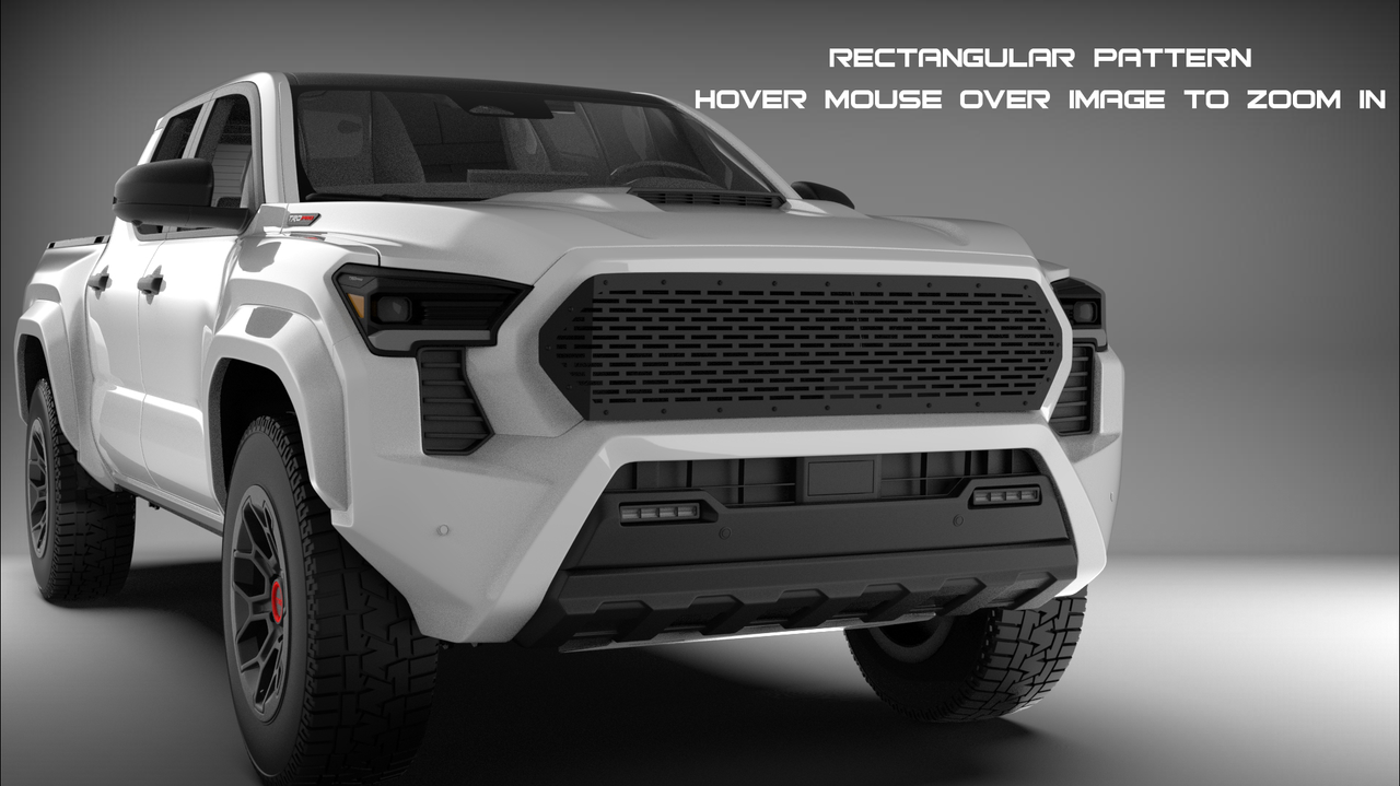 Mesh Grille - Laser Cut Mesh Style for 2024–2025 Toyota Tacoma