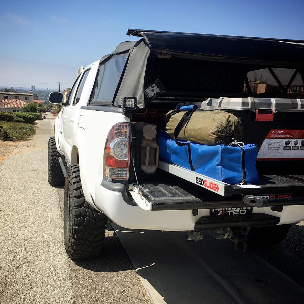 Rear Bumpershellz™ for Chrome Delete Truck Bumper Caps for 2005–2015 Toyota Tacoma