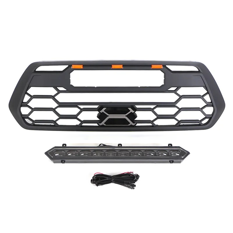 V2 TRD Pro Style Grille with Led Light Bar for 2016–2023 Toyota Tacoma