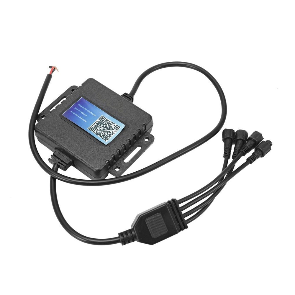Auxbeam RGB Led Rock Light Set with Bluetooth Controller (4pcs/8pcs)