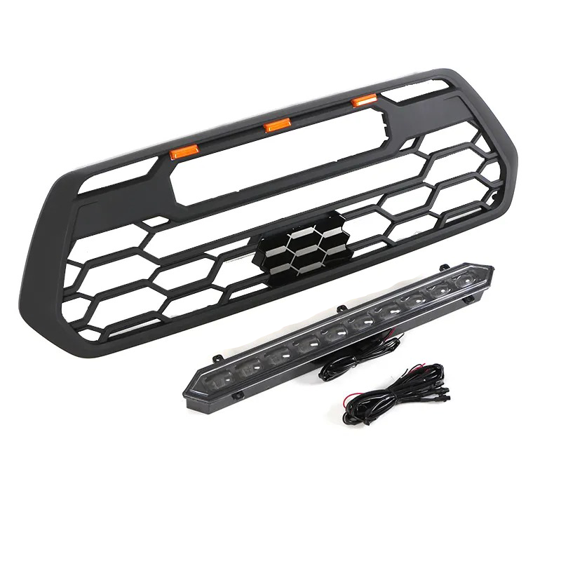 V2 TRD Pro Style Grille with Led Light Bar for 2016–2023 Toyota Tacoma