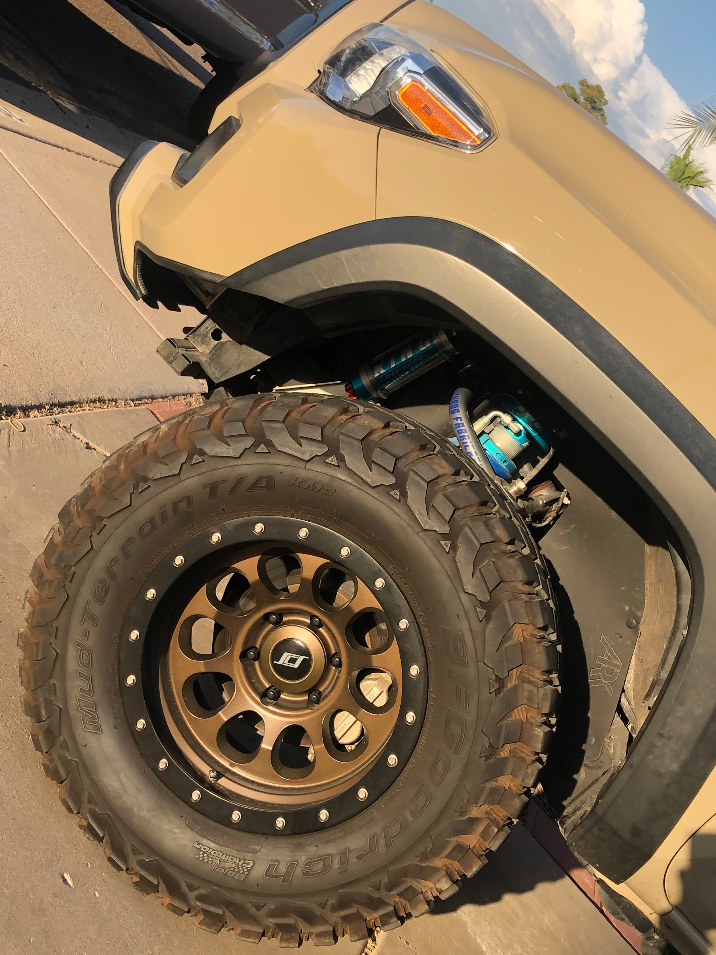 Ark Splash Guards Splash Guards for 2016–2023 Toyota Tacoma