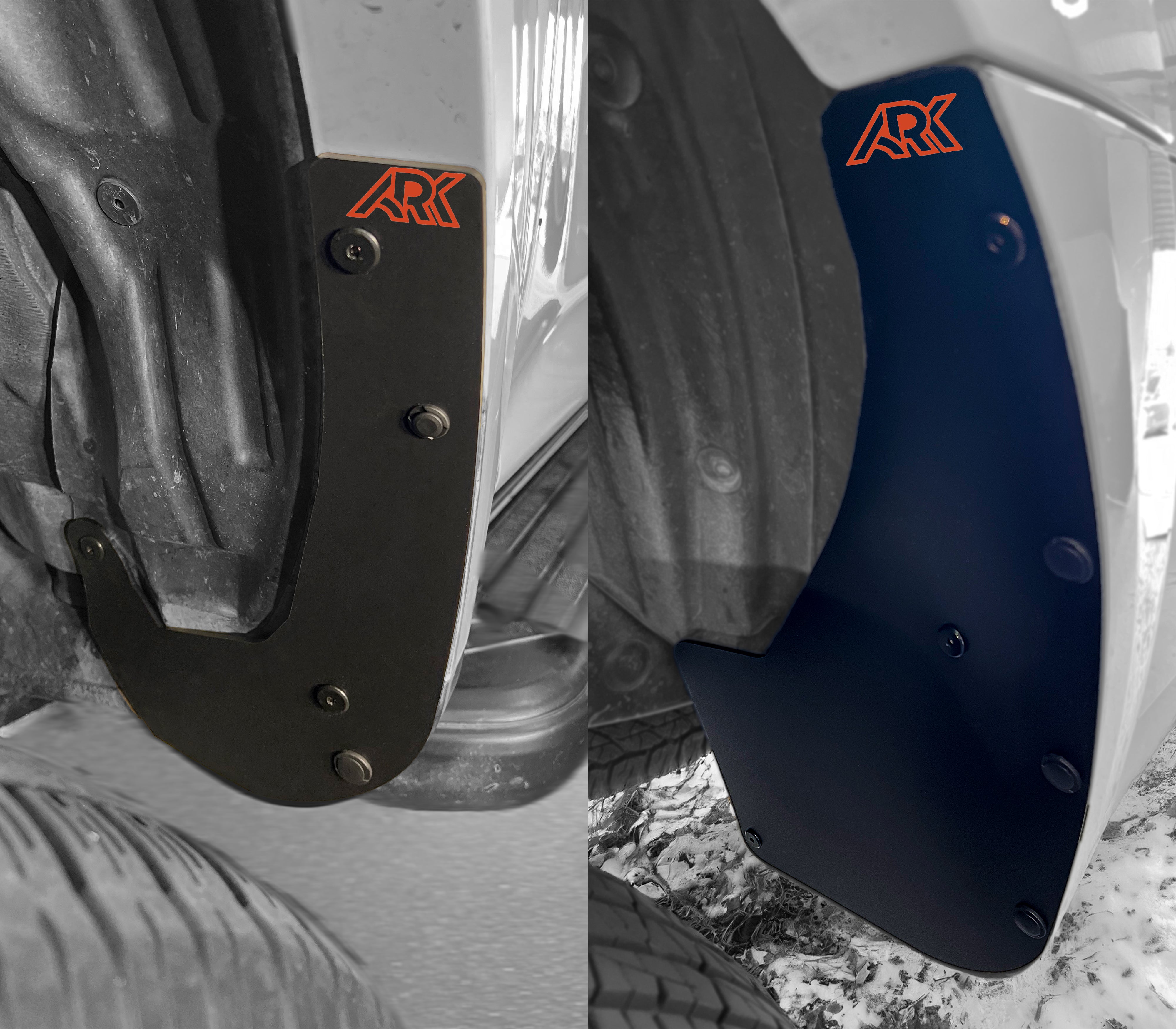 Ark Splash Guards Standard Mud Flap Deletes for 2010–2024 Toyota 4Runner