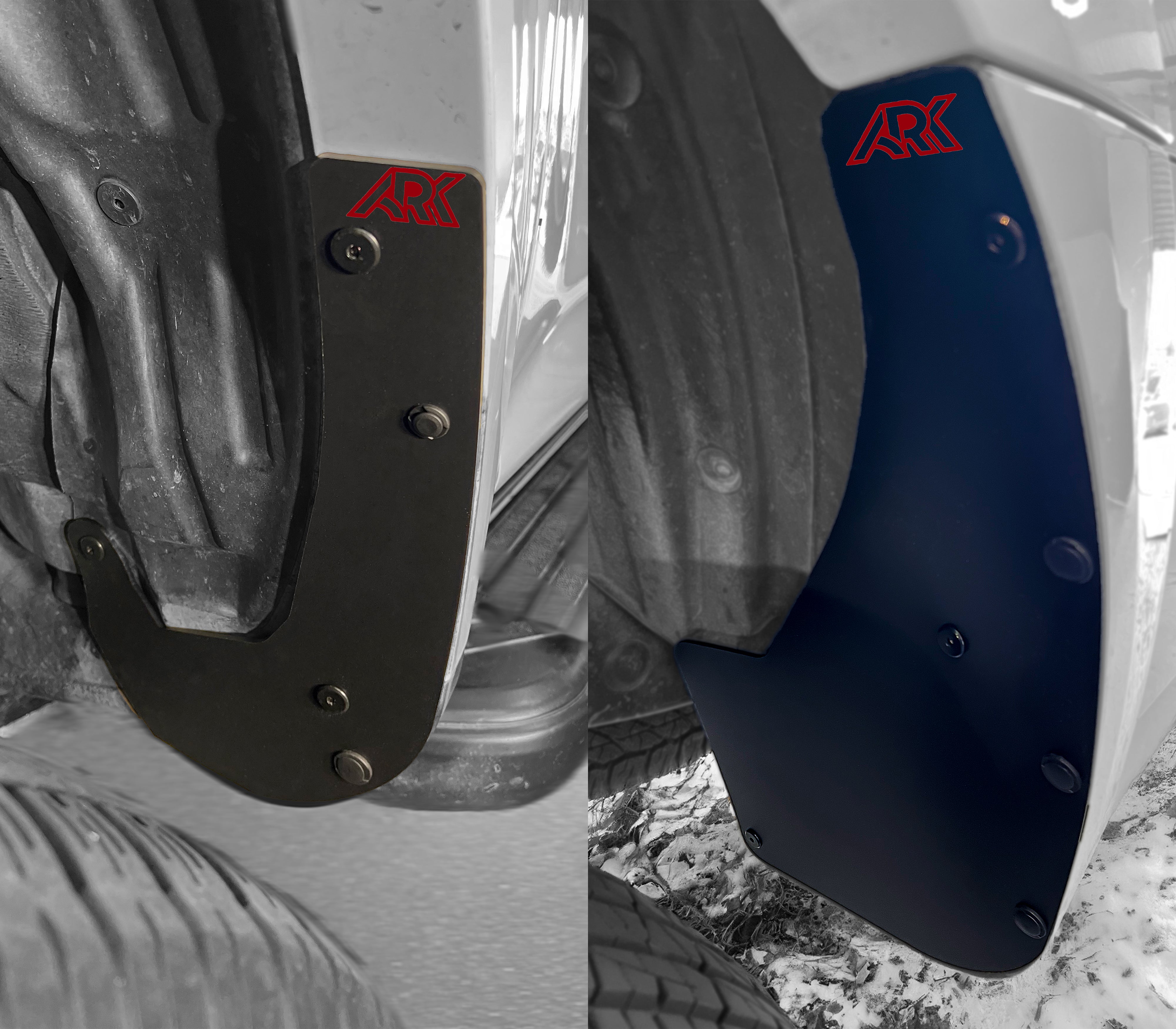 Ark Splash Guards Standard Mud Flap Deletes for 2010–2024 Toyota 4Runner
