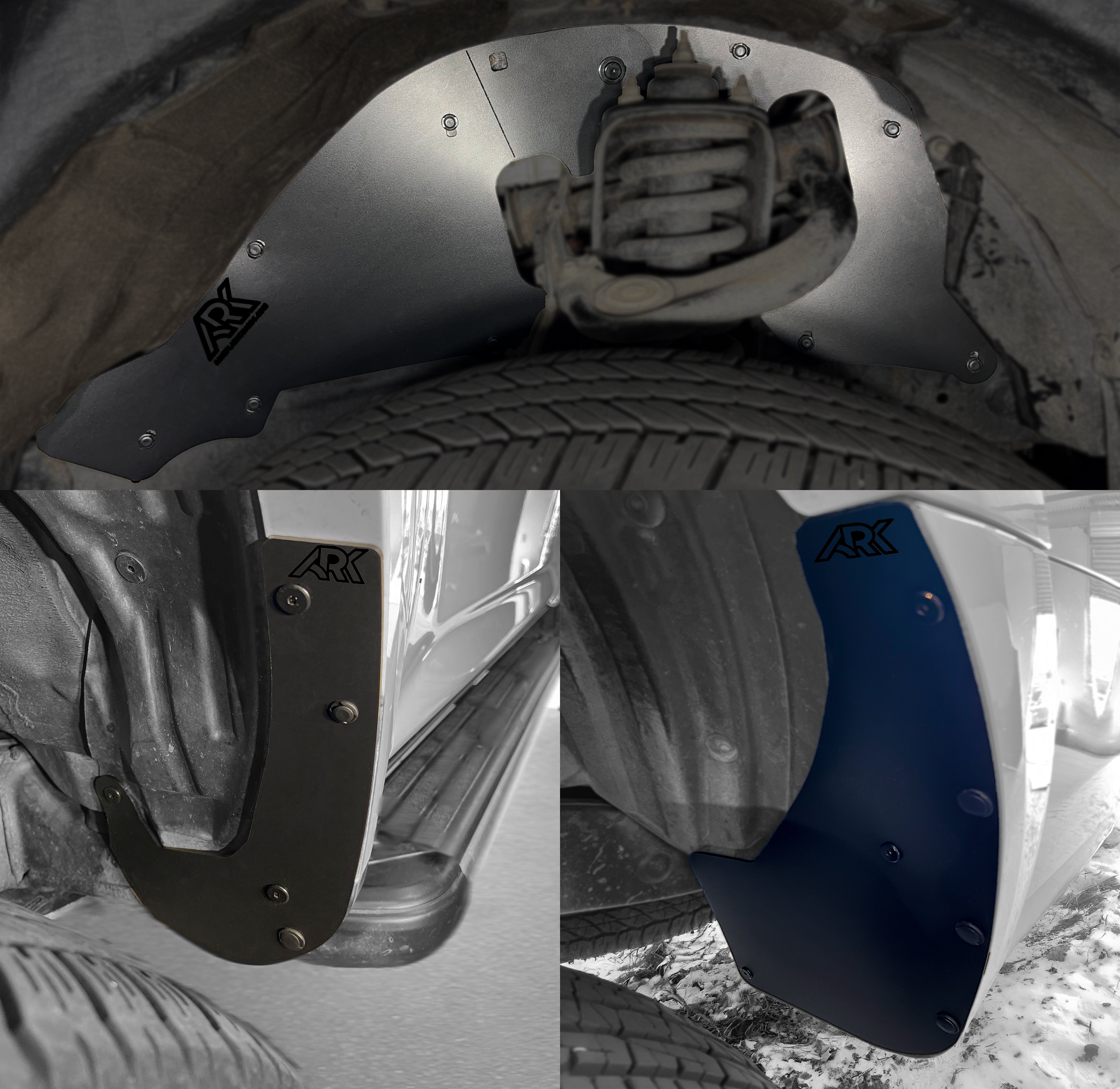 Ark Splash Guards TriXpoly Splash Guards, Mud Flap & Micro Deletes for 2010–2024 Toyota 4Runner