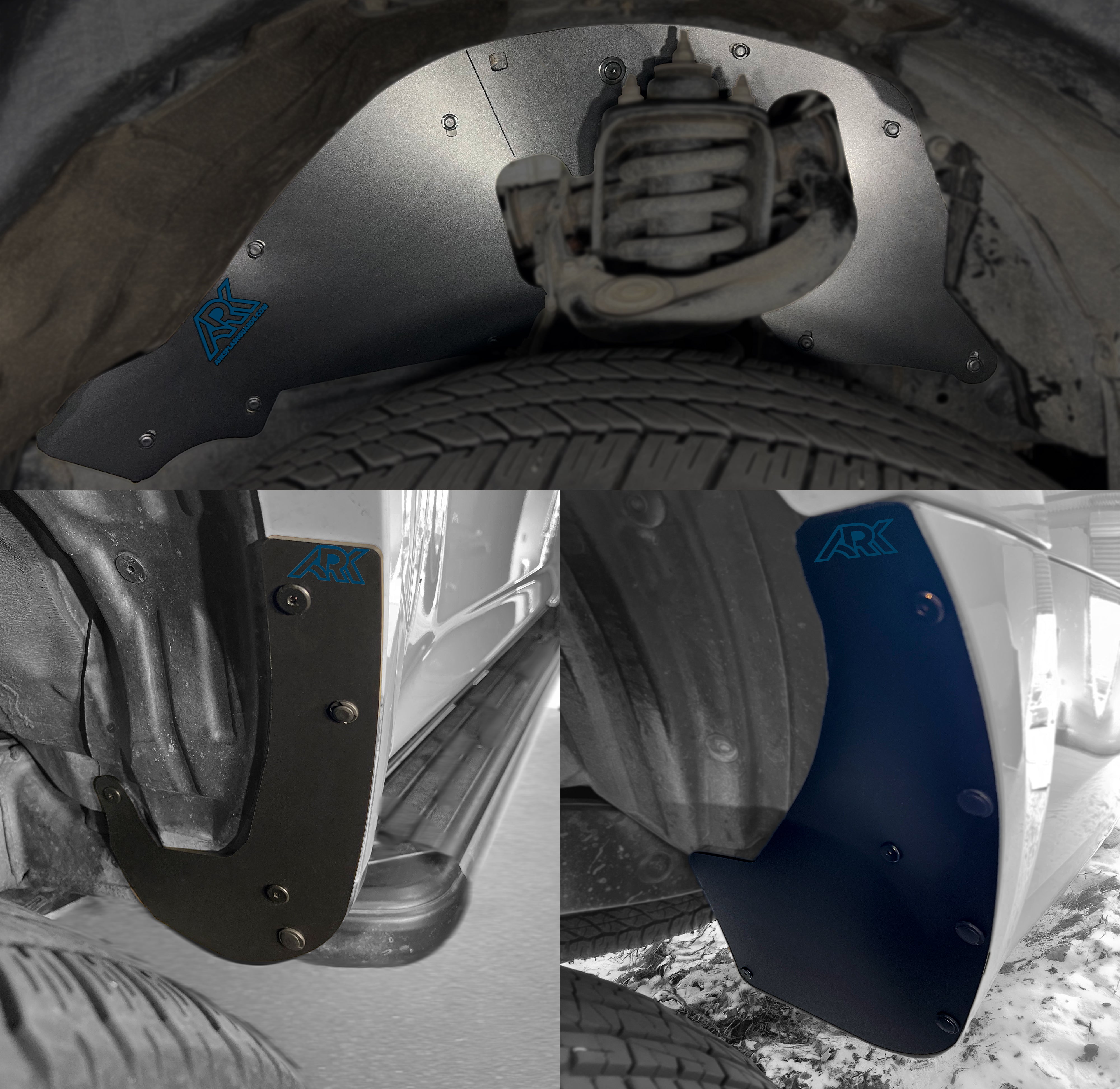Ark Splash Guards TriXpoly Splash Guards, Mud Flap & Micro Deletes for 2010–2024 Toyota 4Runner