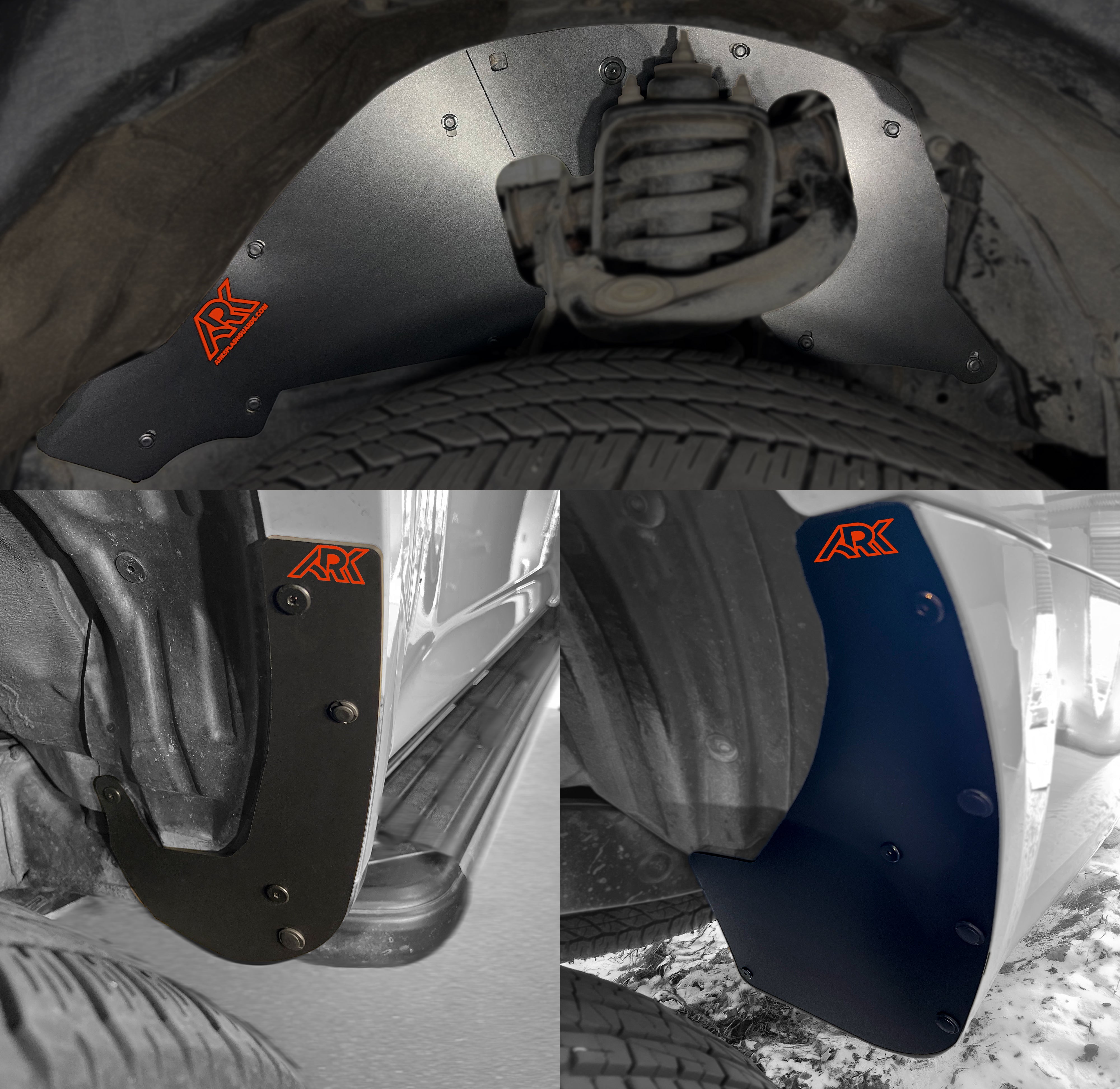 Ark Splash Guards TriXpoly Splash Guards, Mud Flap & Micro Deletes for 2010–2024 Toyota 4Runner
