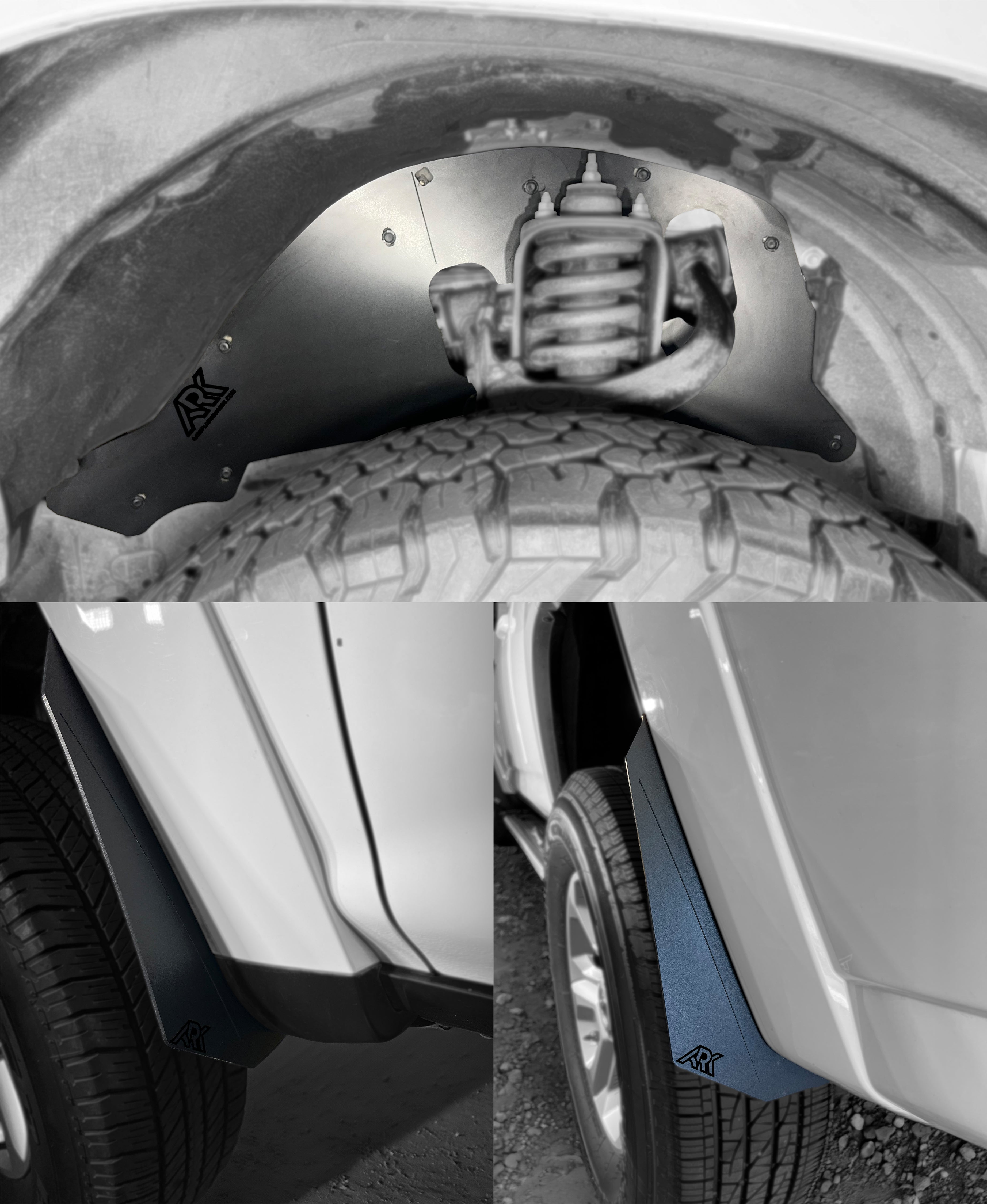 Ark Splash Guards TriXpoly Splash Guards, Mud Flap & Micro Deletes for 2010–2024 Toyota 4Runner