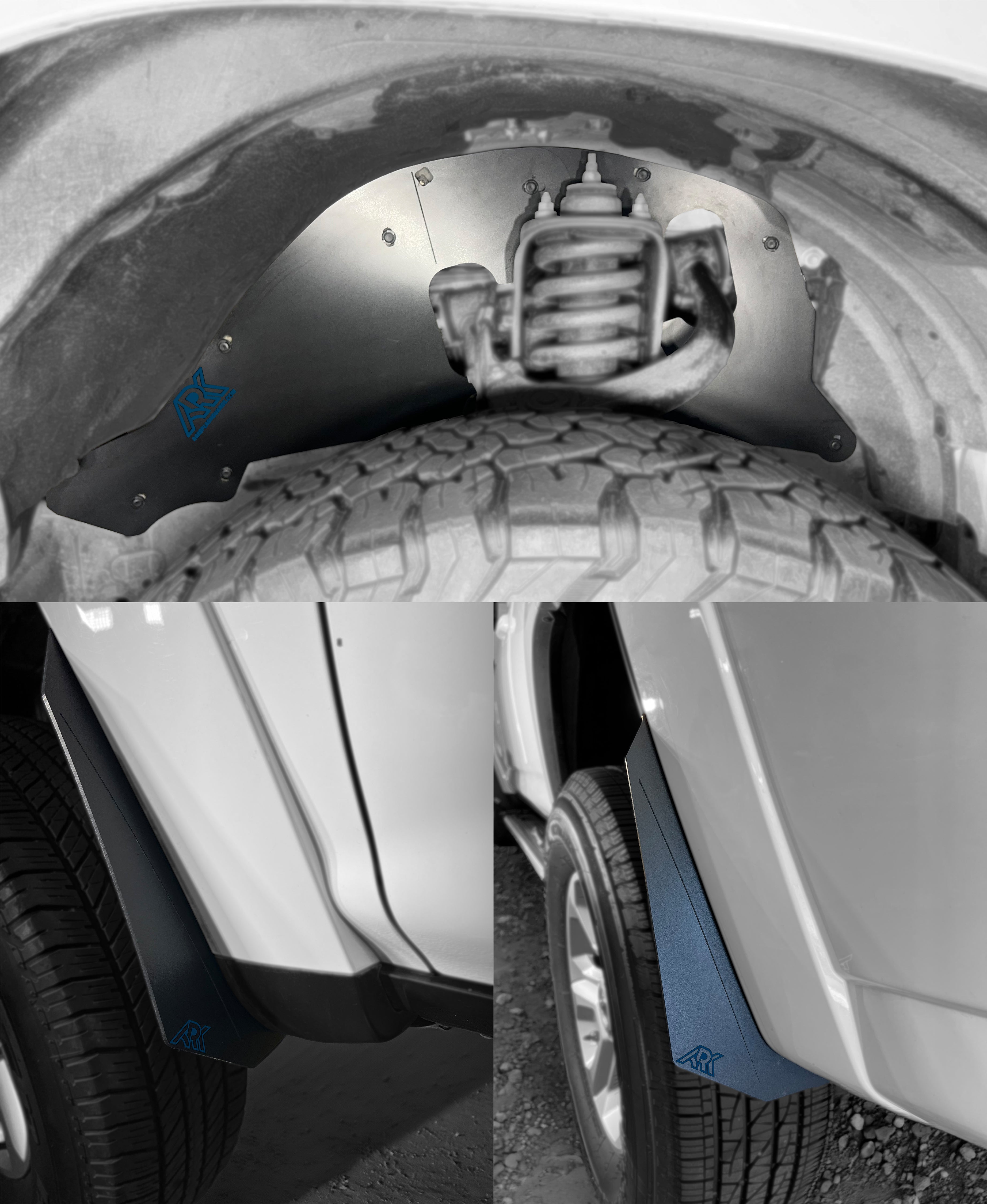 Ark Splash Guards TriXpoly Splash Guards, Mud Flap & Micro Deletes for 2010–2024 Toyota 4Runner