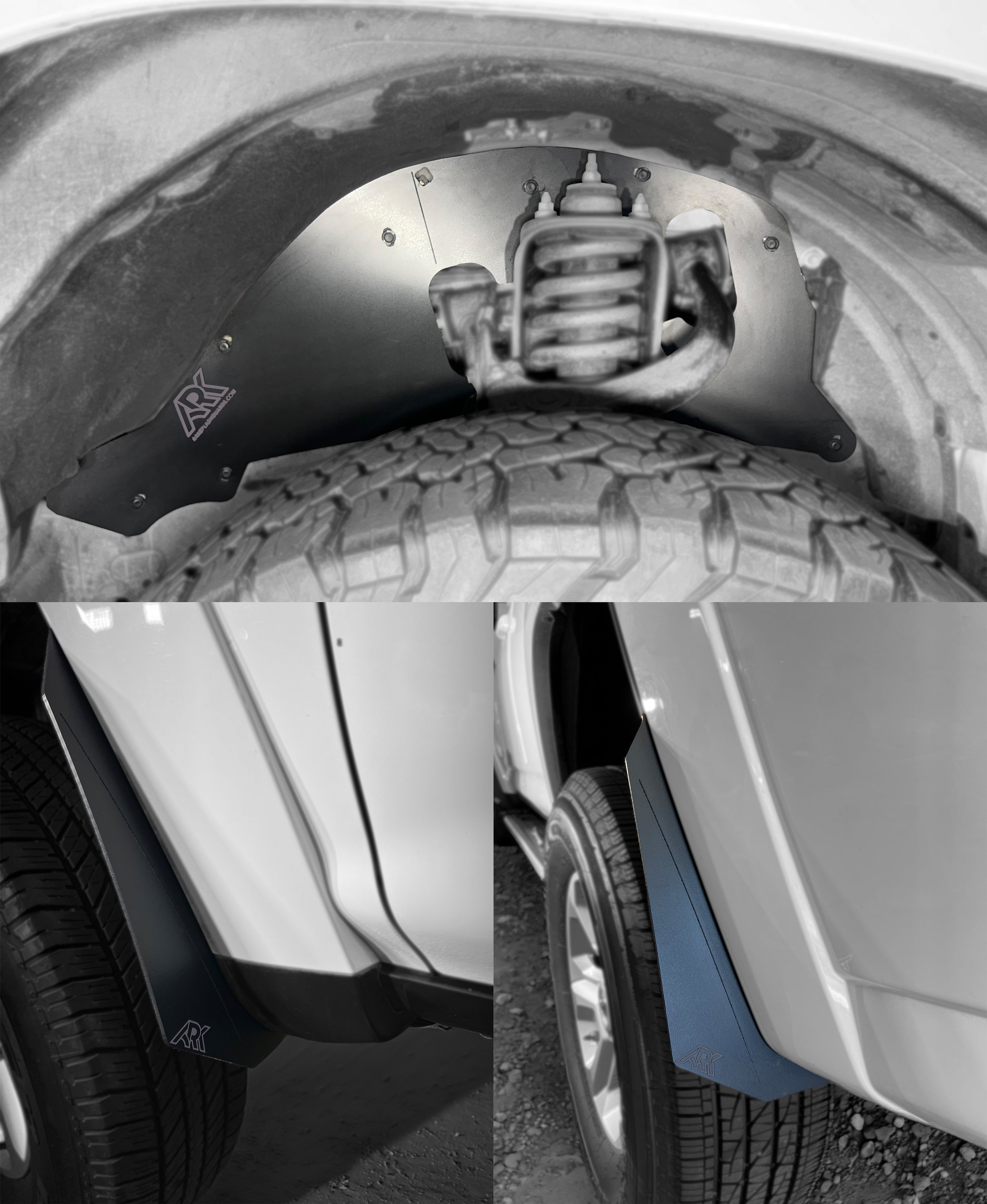Ark Splash Guards TriXpoly Splash Guards, Mud Flap & Micro Deletes for 2010–2024 Toyota 4Runner