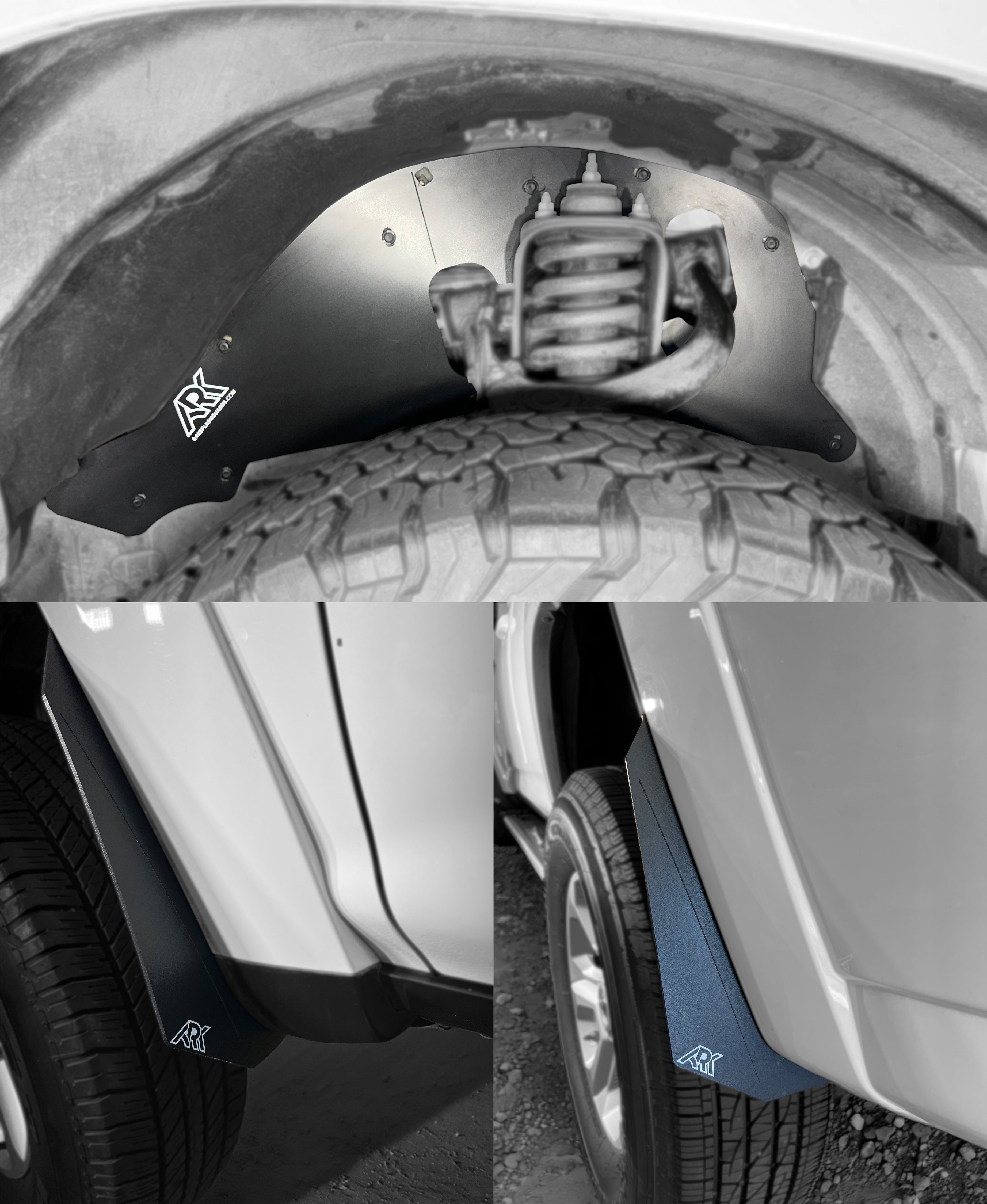 Ark Splash Guards TriXpoly Splash Guards, Mud Flap & Micro Deletes for 2010–2024 Toyota 4Runner