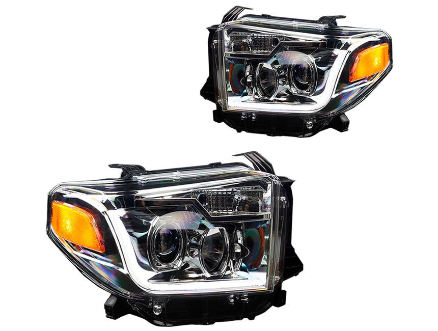 DRL Projector Headlights From Taco Clout for 2014–2016 Toyota Tundra