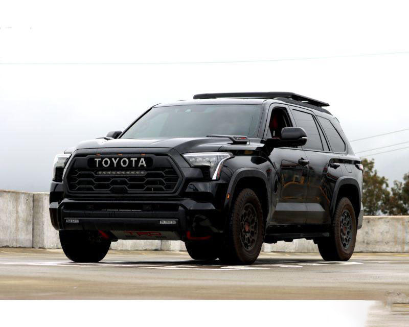 NOVA Series Projector Headlights Black with White DRL Alpharex for 2022–2023 Toyota Tundra
