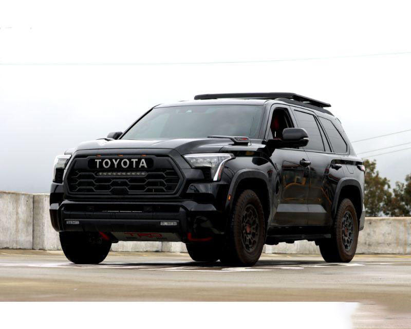 NOVA Series Projector Headlights Black with Amber DRL Alpharex for 2022–2023 Toyota Tundra