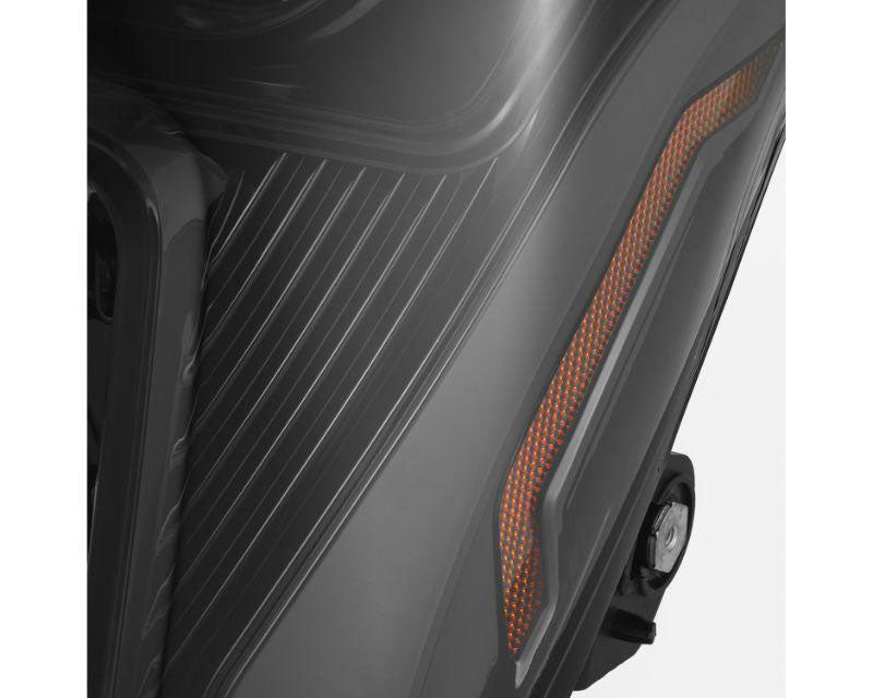 LUXX Series Projector Headlights Alpha Black with Amber DRL Alpharex for 2022–2023 Toyota Tundra