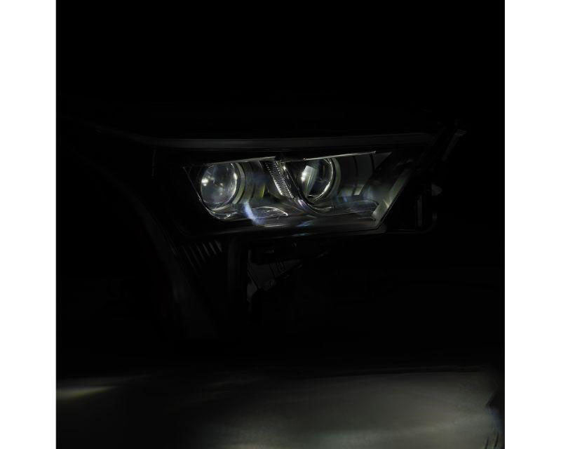 LUXX Series Projector Headlights Black with White DRL Alpharex for 2022–2023 Toyota Tundra