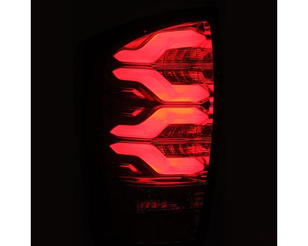 Pro-series Tail Lights Jet Black Alpharex for 2016–2023 Toyota Tacoma
