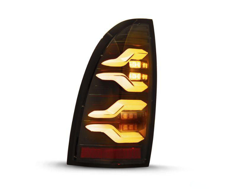 LUXX-series Led Tail Lights Alpha Black Alpharex for 2005–2015 Toyota Tacoma