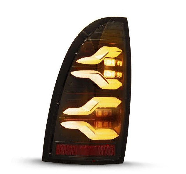 LUXX-series Led Tail Lights Black Alpharex for 2005–2015 Toyota Tacoma