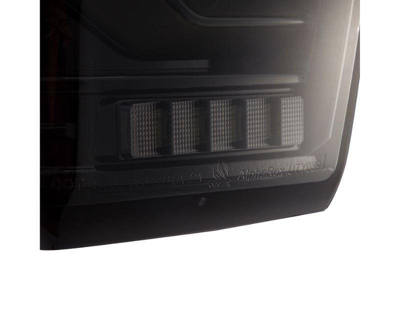 LUXX-series Led Tail Lights Alpha Black Alpharex for 2016–2023 Toyota Tacoma