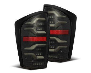 LUXX-series Led Tail Lights Alpha Black Alpharex for 2016–2023 Toyota Tacoma