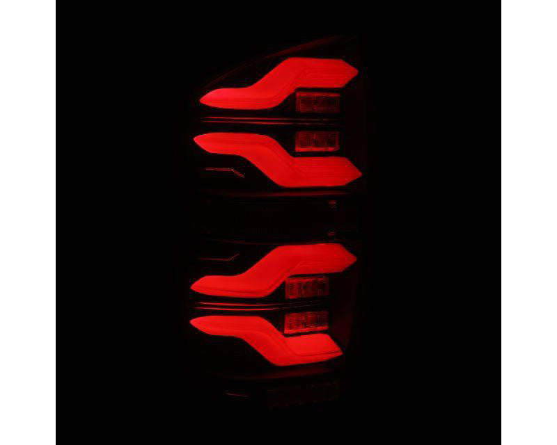 LUXX-series Led Tail Lights Black Alpharex for 2016–2023 Toyota Tacoma