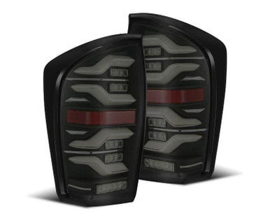 LUXX-series Led Tail Lights Black Alpharex for 2016–2023 Toyota Tacoma