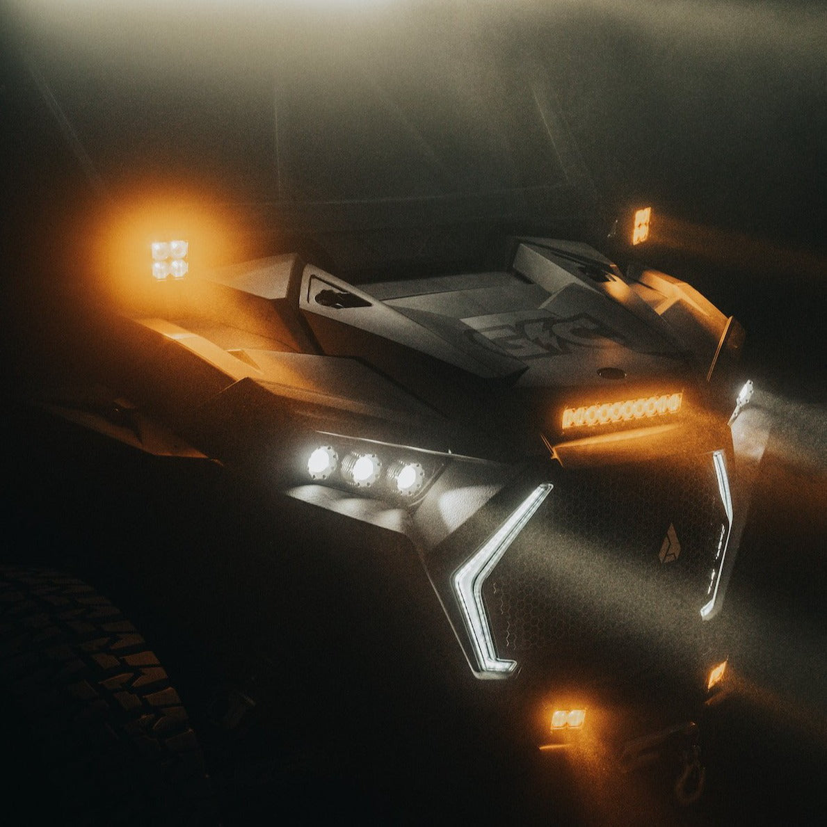 Heretic Studio Quattro Amber Led Pod Light