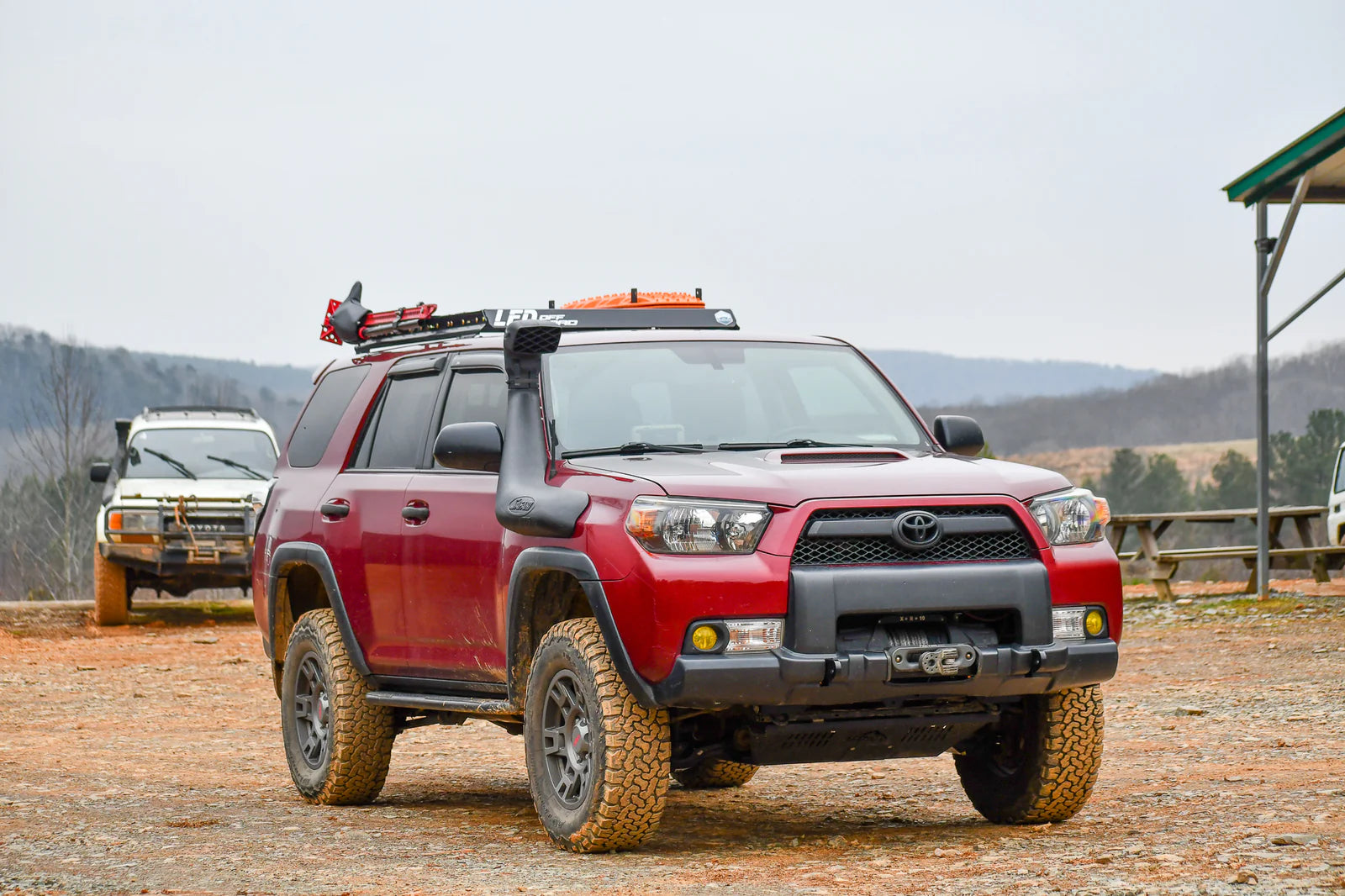 LFD Offroad Adjustable Hidden Winch Mount with Recovery Points for 2010–2024 Toyota 4Runner
