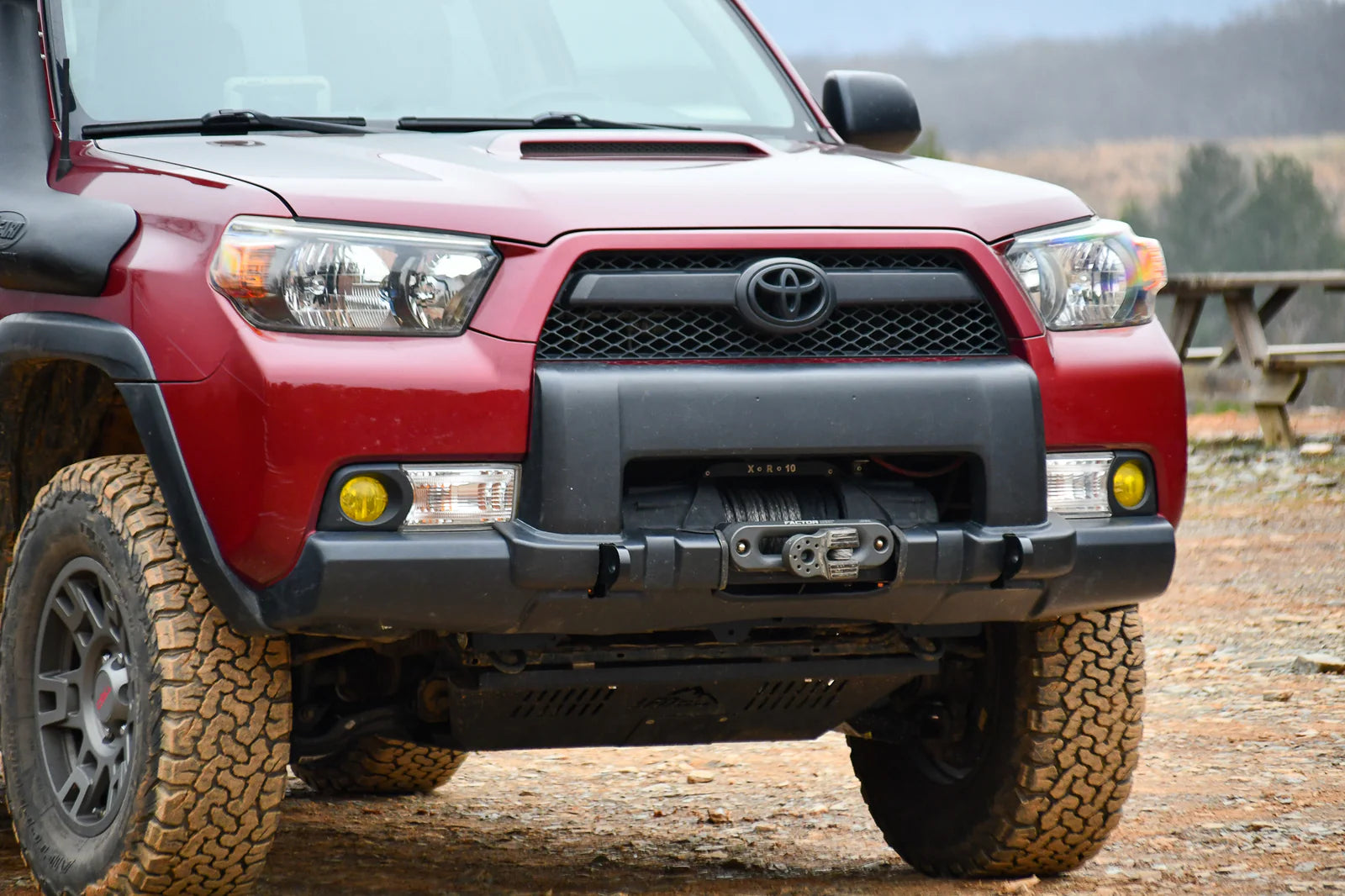 LFD Offroad Adjustable Hidden Winch Mount with Recovery Points for 2010–2024 Toyota 4Runner