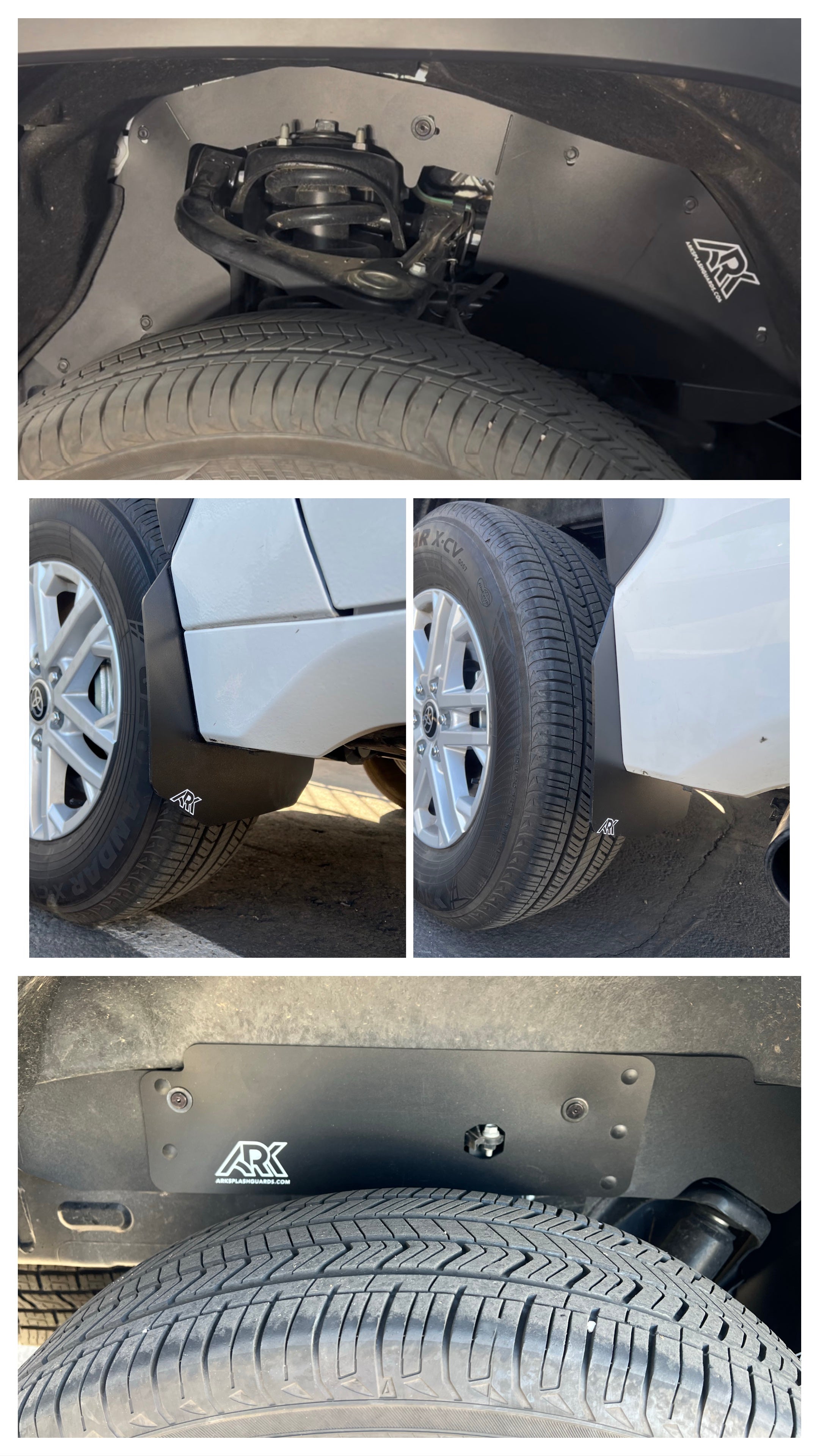 Ark Splash Guards TriXPoly Bundle for 2022+ Toyota Tundra