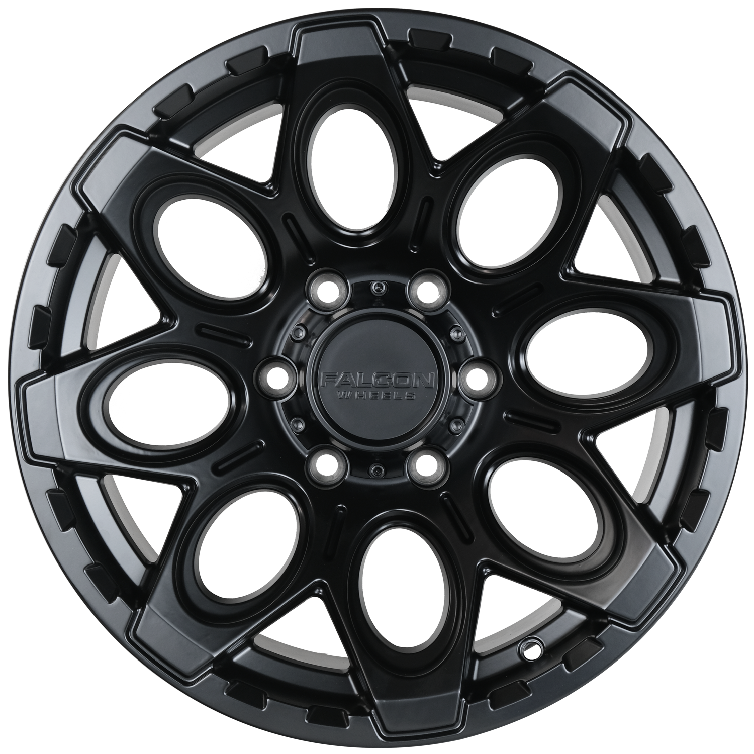 T6 - Matte Black 17x9