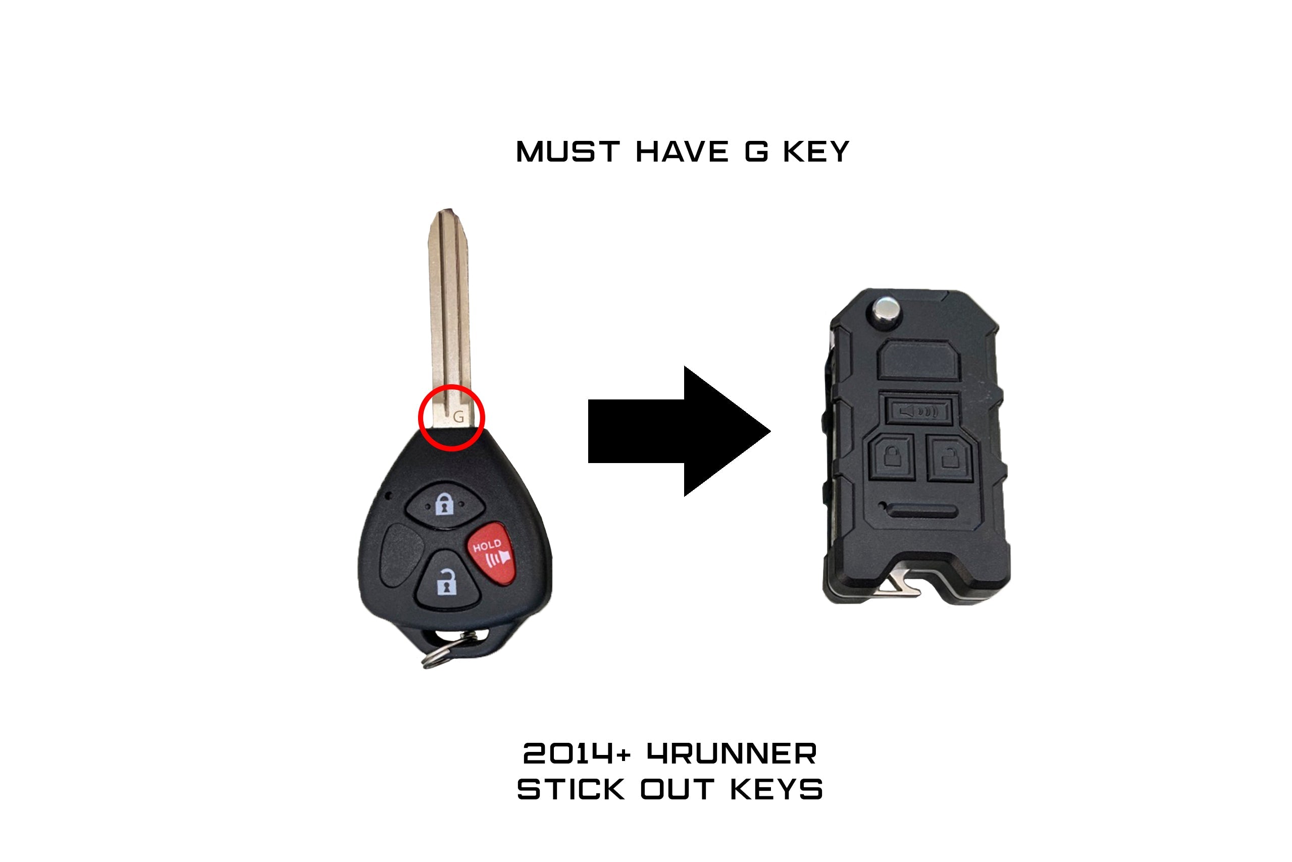Meso Customs Flipfob for 2014-2025 Toyota 4Runner