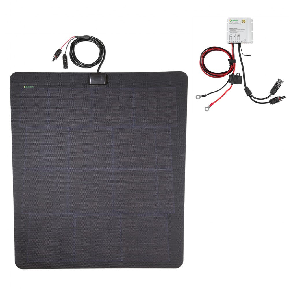 65w 12v Hood Solar Panel Battery Charge for 1989-1995 Toyota Pickup Extended Cab