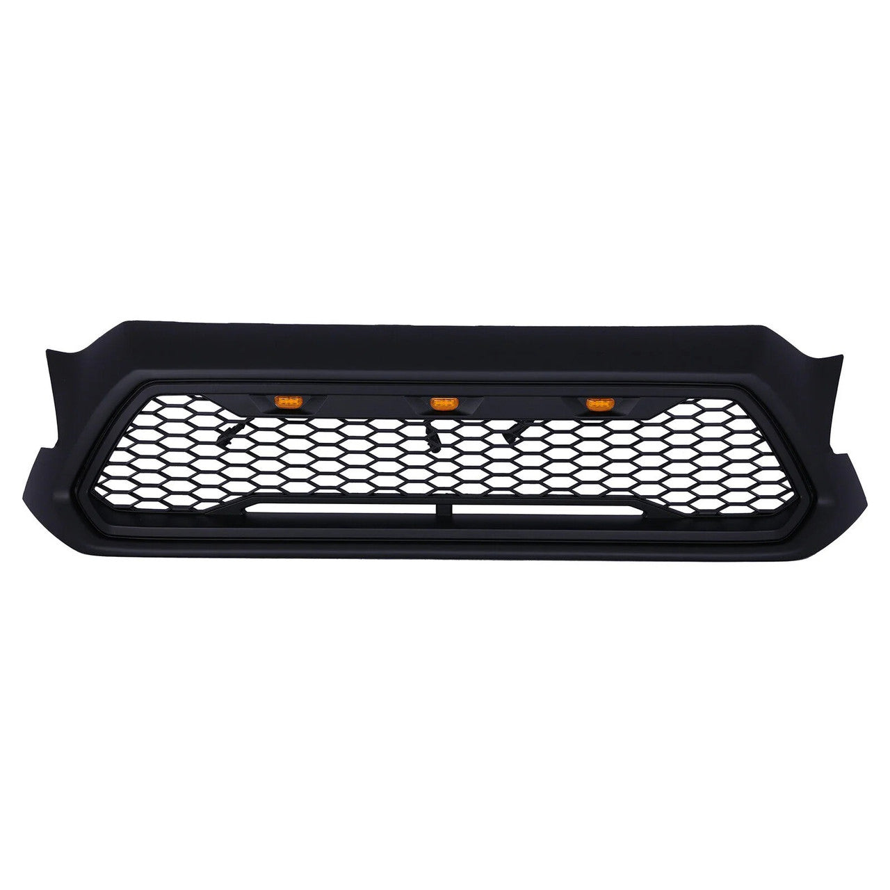 HONEYCOMB MESH GRILLE WITH AMBER LED LIGHTS FOR 2012-2015